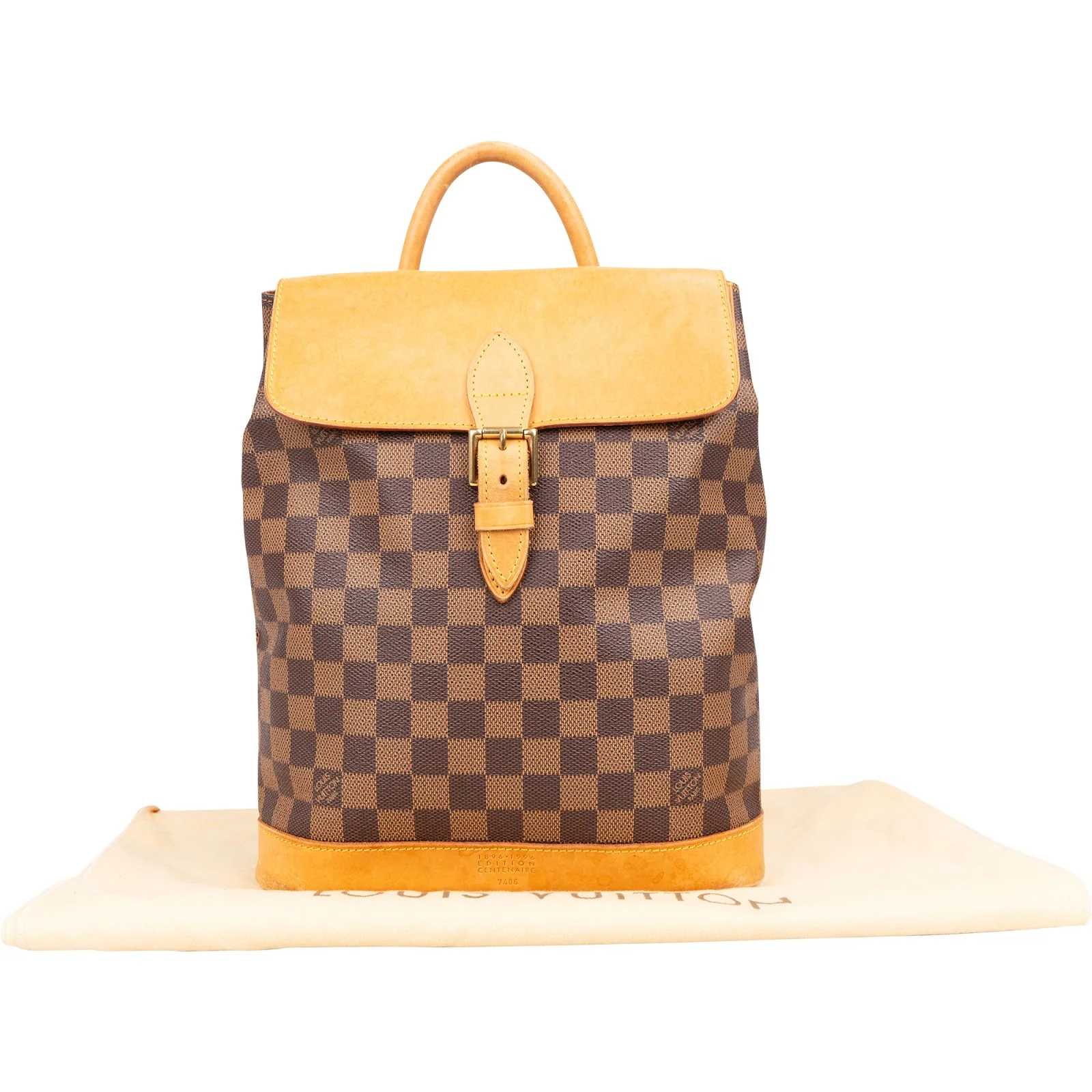 Louis Vuitton Monogram Damier Ebene Soho Centenaire Backpack