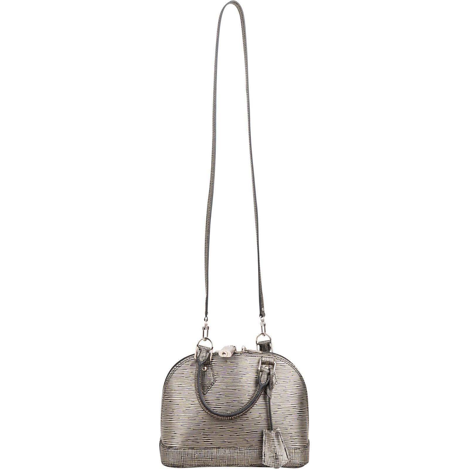 Louis Vuitton Limited Edition Platinum Epi Leather Alma BB Handbag