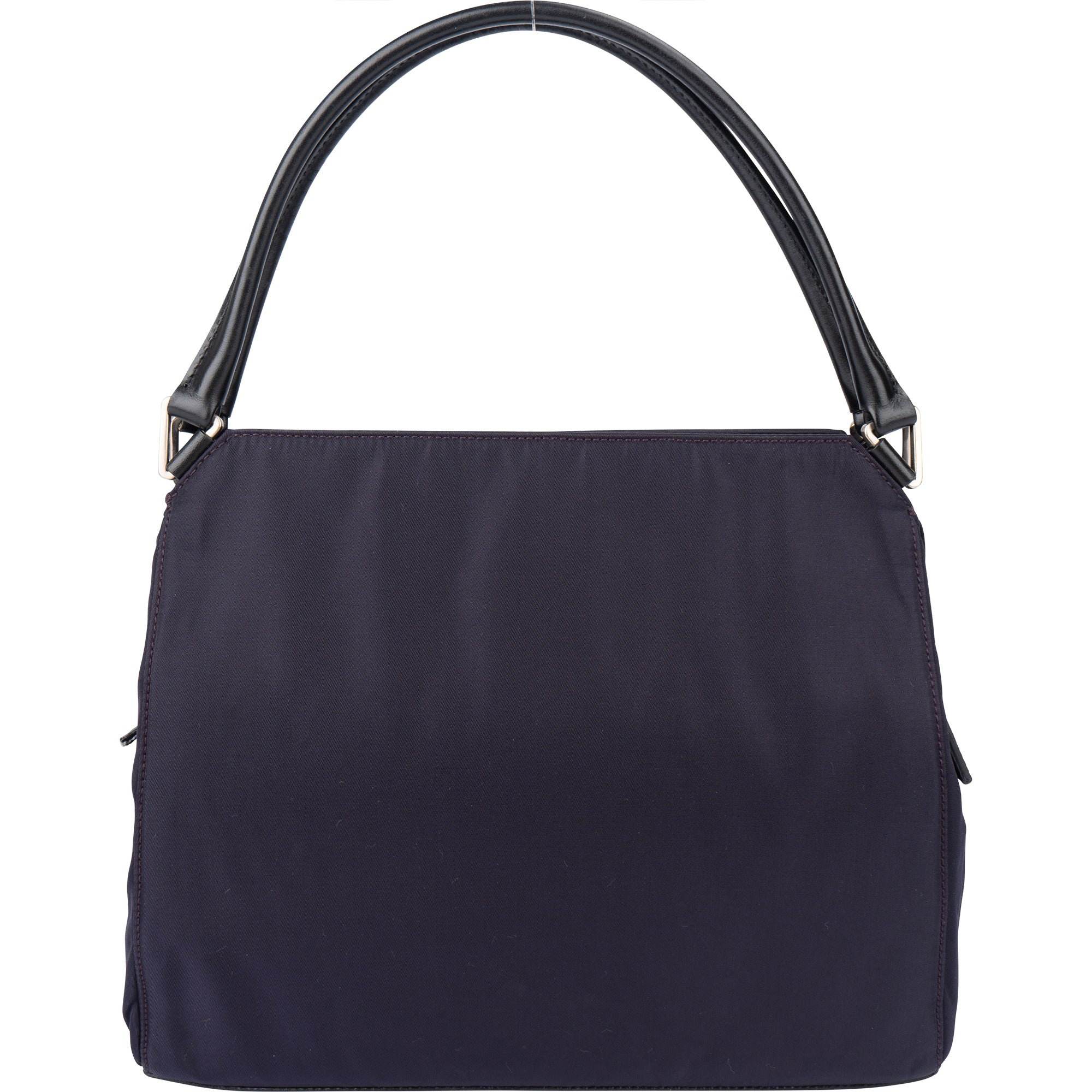 Prada Purple Nylon Triangle Handbag