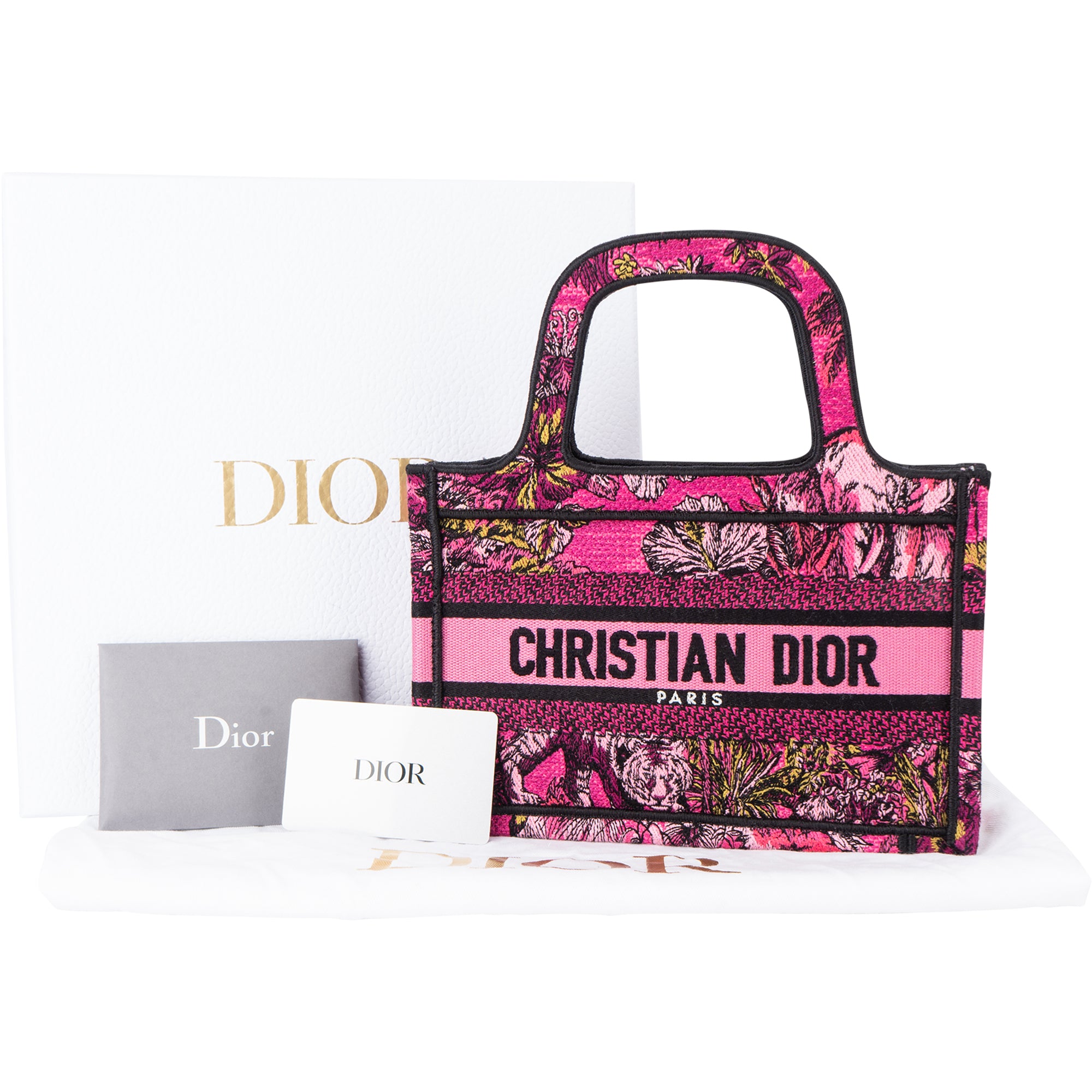 Christian Dior Oblique Monogram Micro Book Tote Handbag