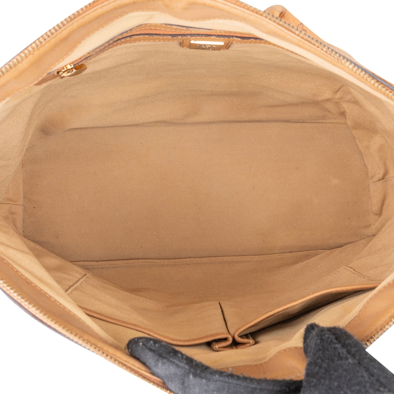 MCM Monogram Visetos Satchel Tote Shoulder Bag