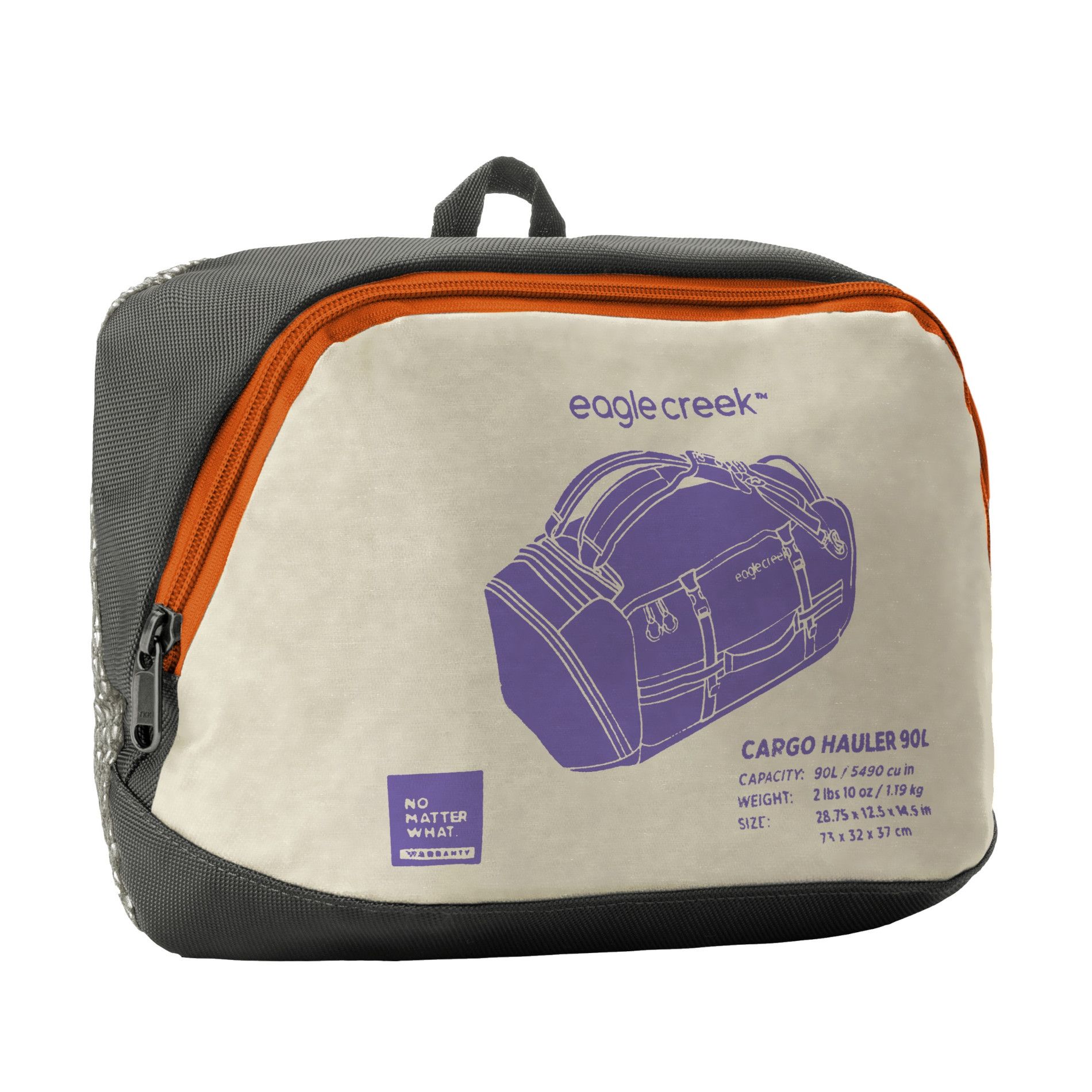 Torba Cargo Hauler Duffel 90 l – srebrna / Rising Sun