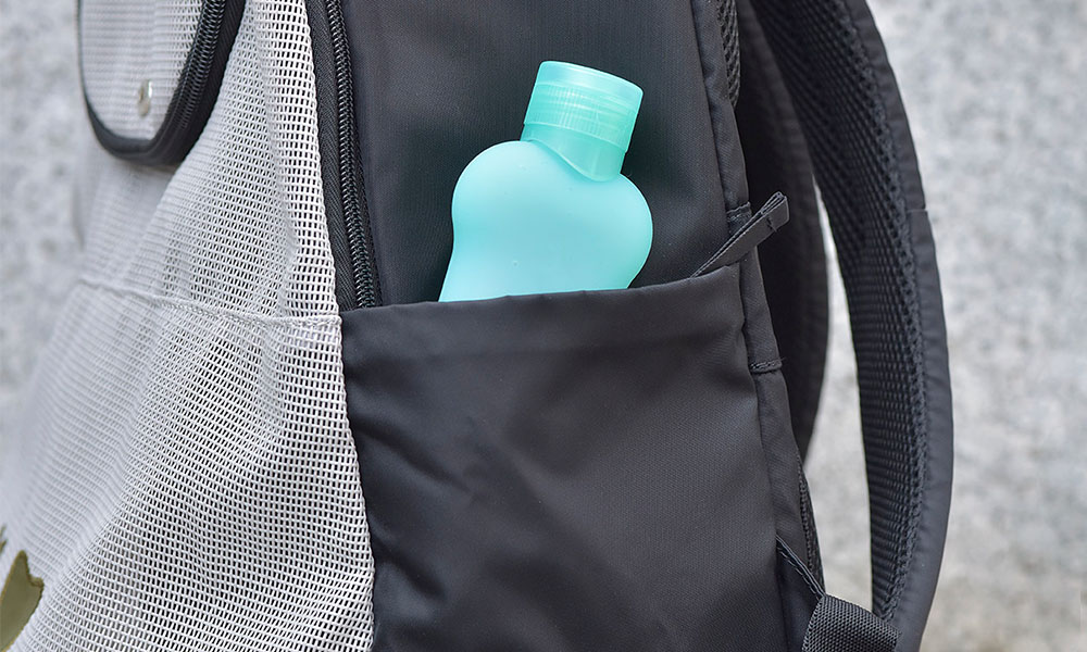 Umweltfreundlicher Tragerucksack mit Sicherheitssystem