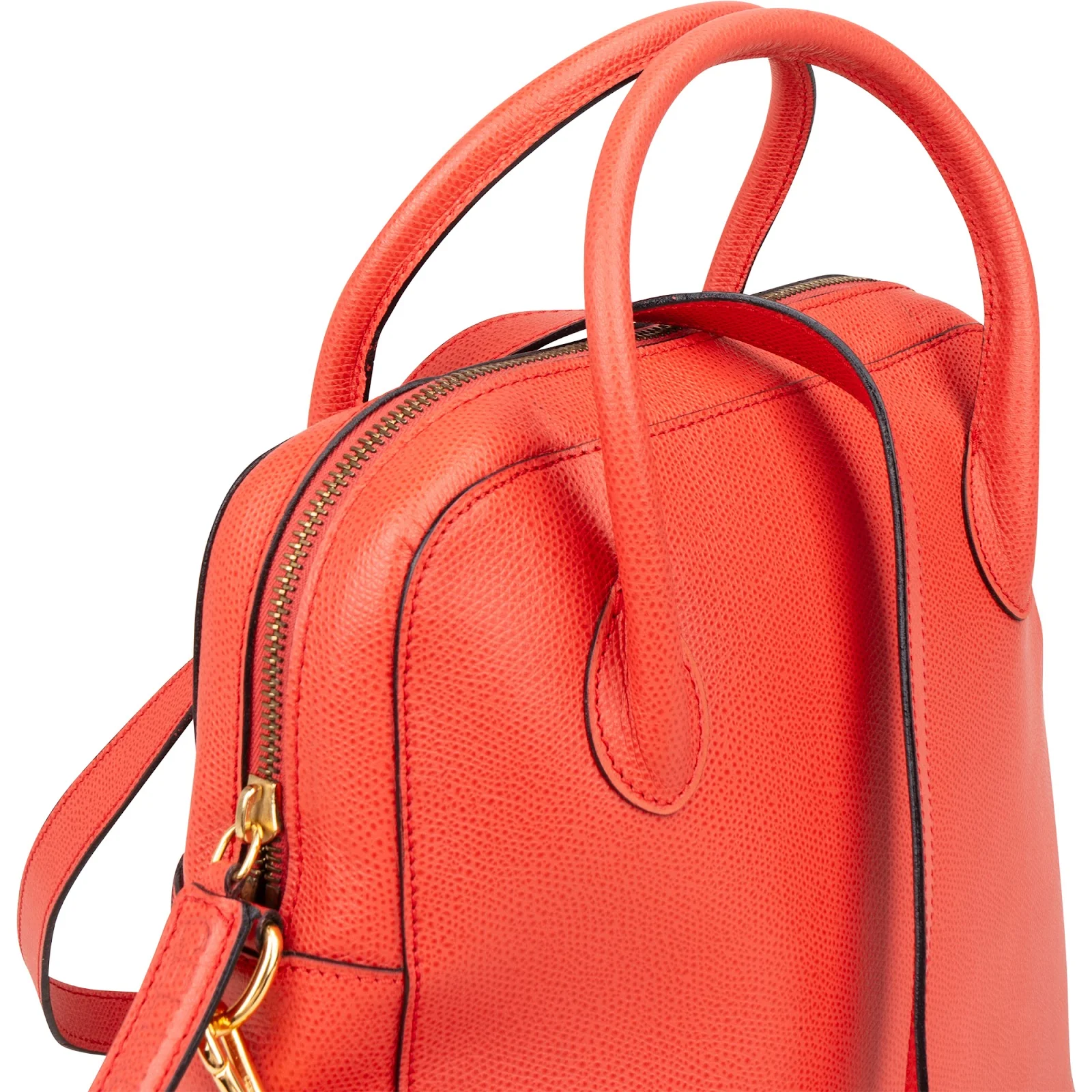 Céline Grained Leather Dome Handbag