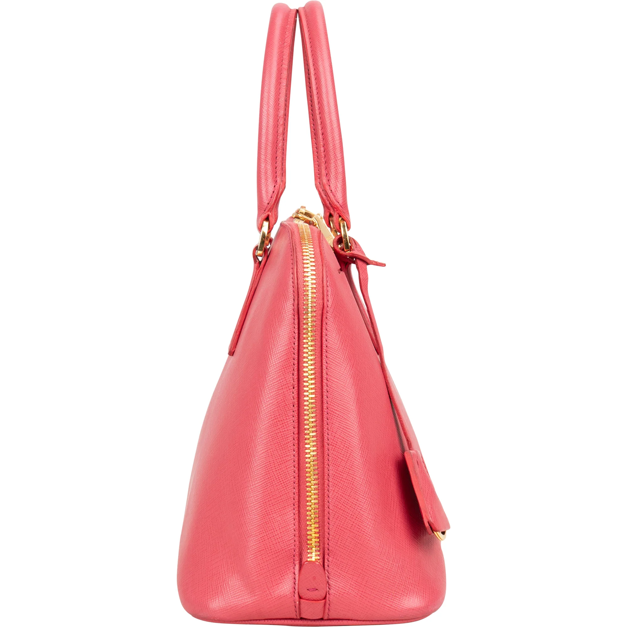 Prada Pink Saffiano Leather Promenade Handbag