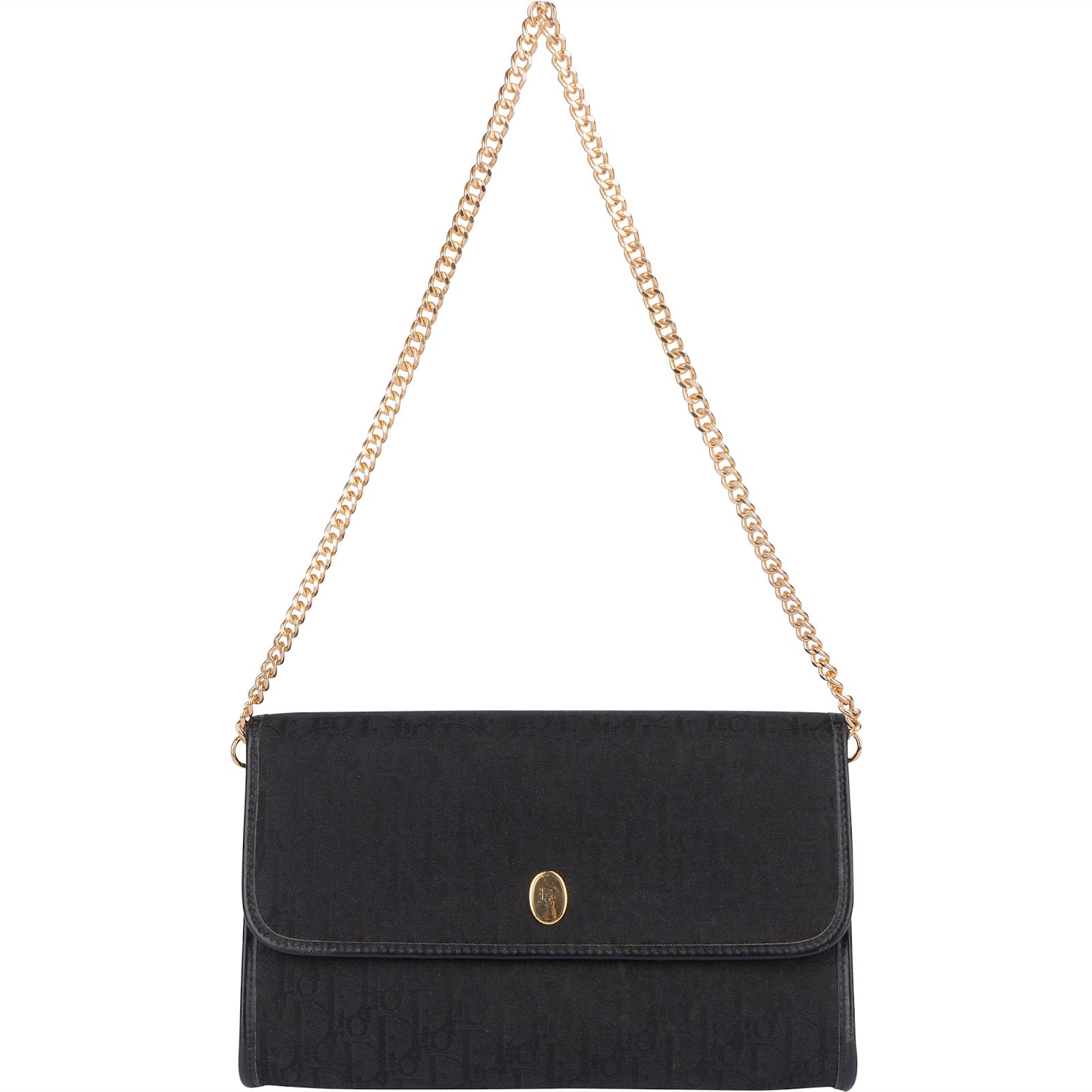 Christian Dior Oblique Monogram Single Flap Shoulder Bag