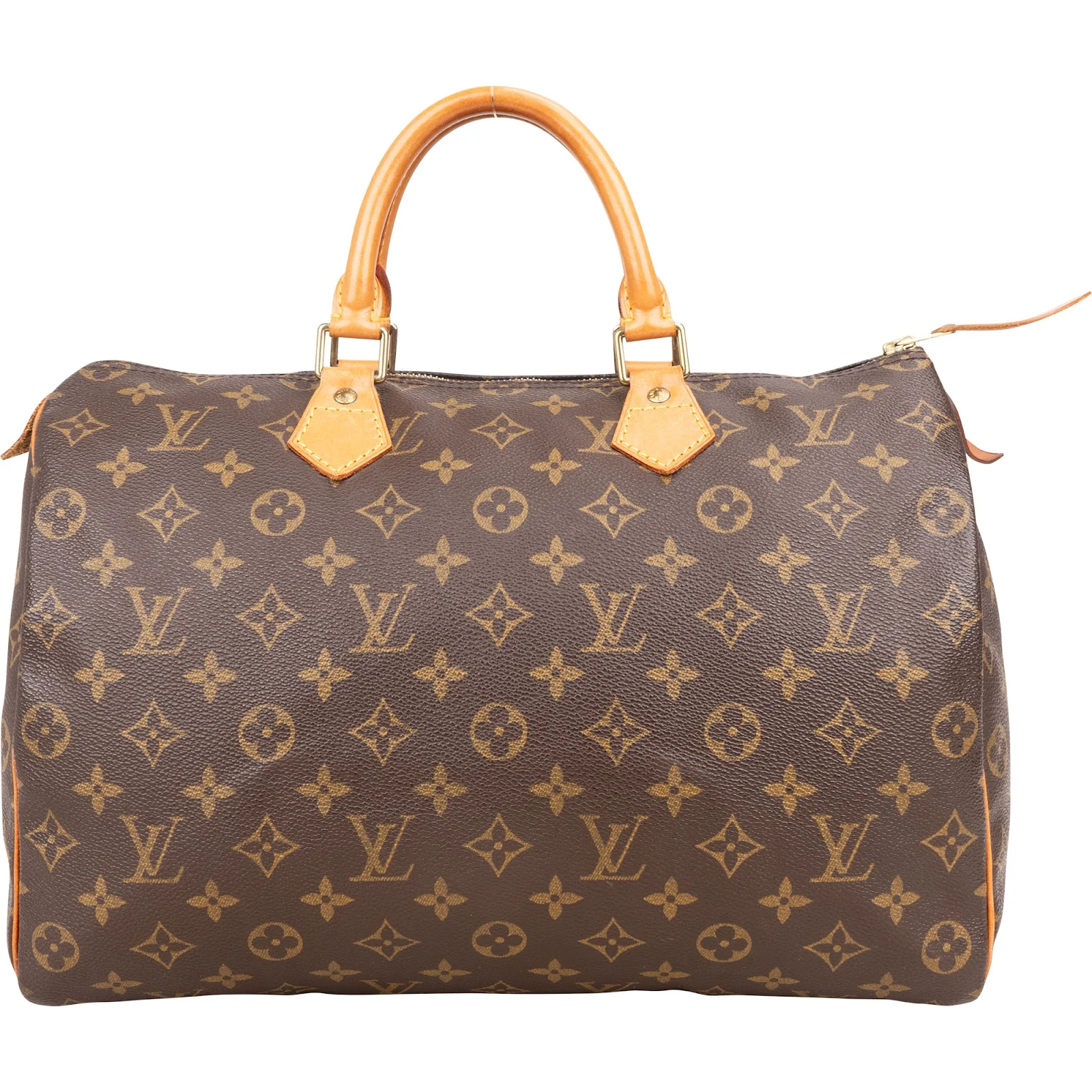 Louis Vuitton Canvas Monogram Speedy 35 Boston Bag