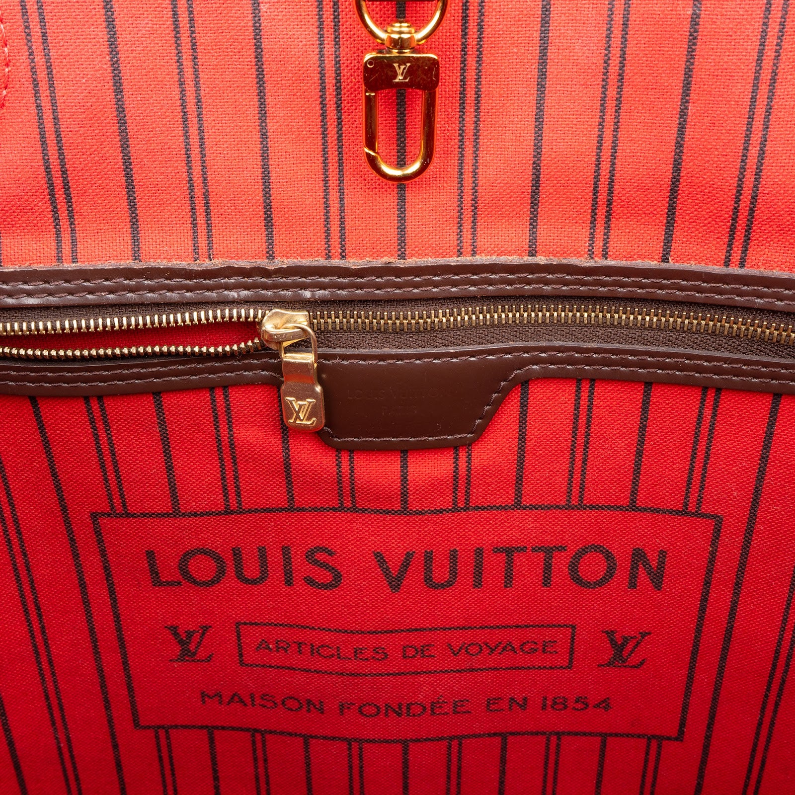 Louis Vuitton Monogram Damier Ebene Neverfull MM Shoulder Bag