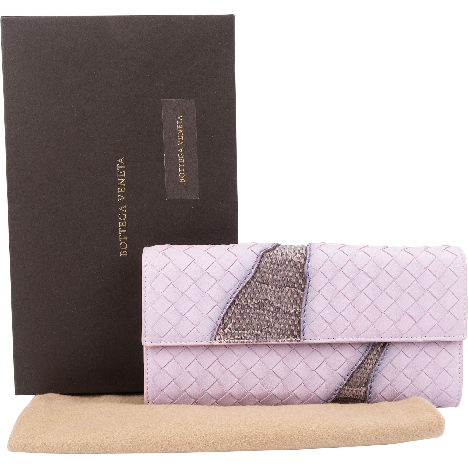Bottega Veneta - Ayers Python Continental-portemonnee