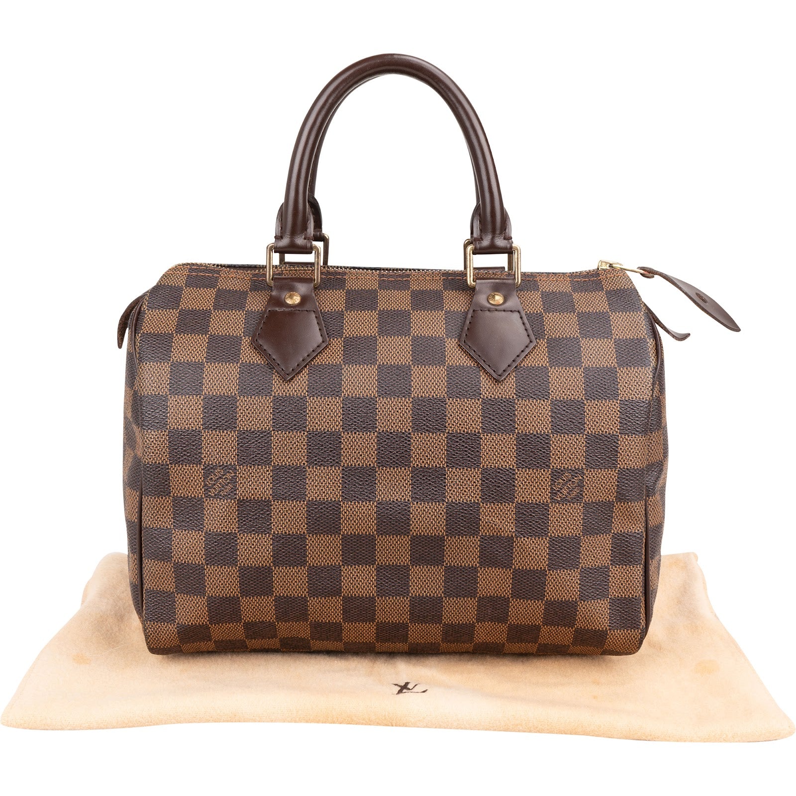 Sac Speedy 25 Boston en toile Monogram Damier de Louis Vuitton