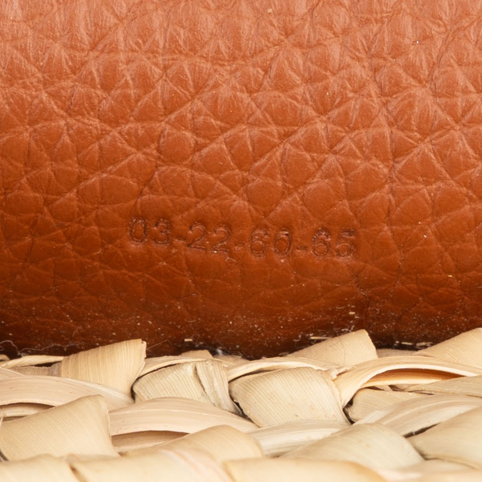 Chloé Grained Calfskin Raffia Marcie Saddle Crossbody Bag