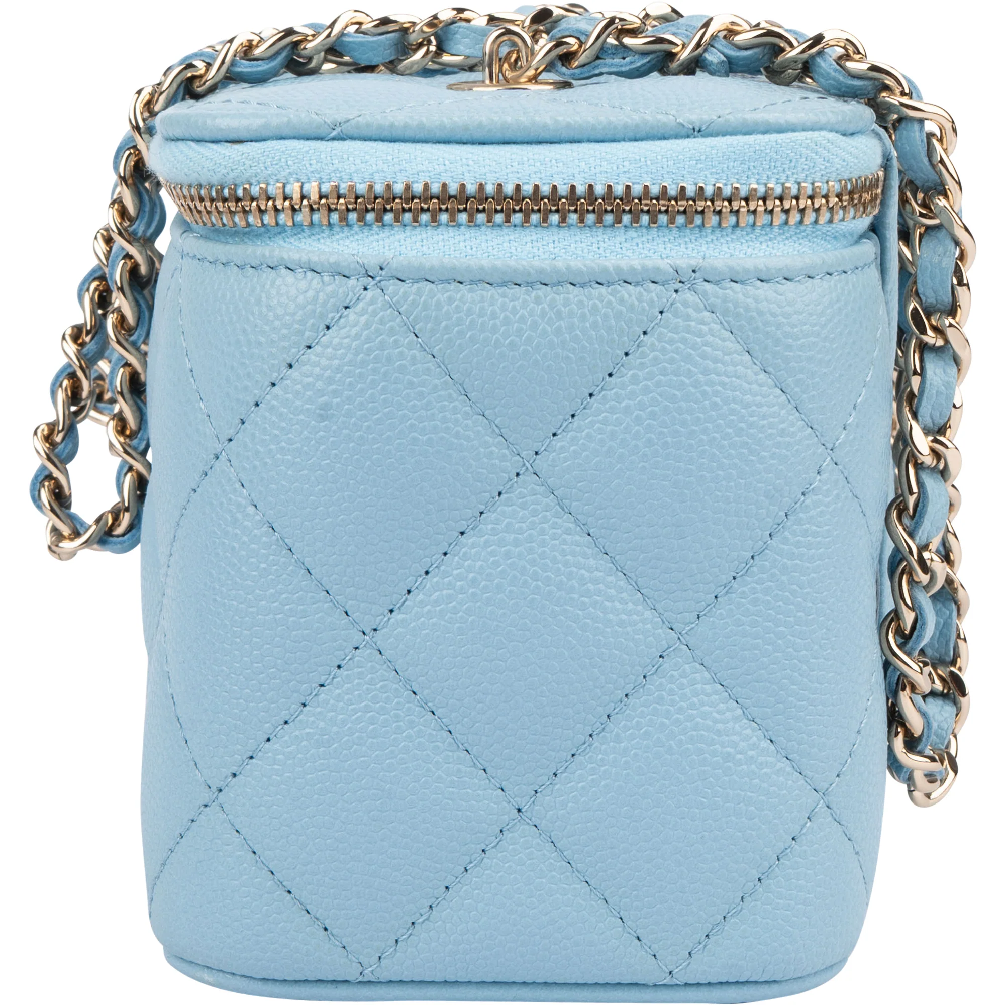 Chanel Quilted Caviar Leather Vanity Crossbody Bag