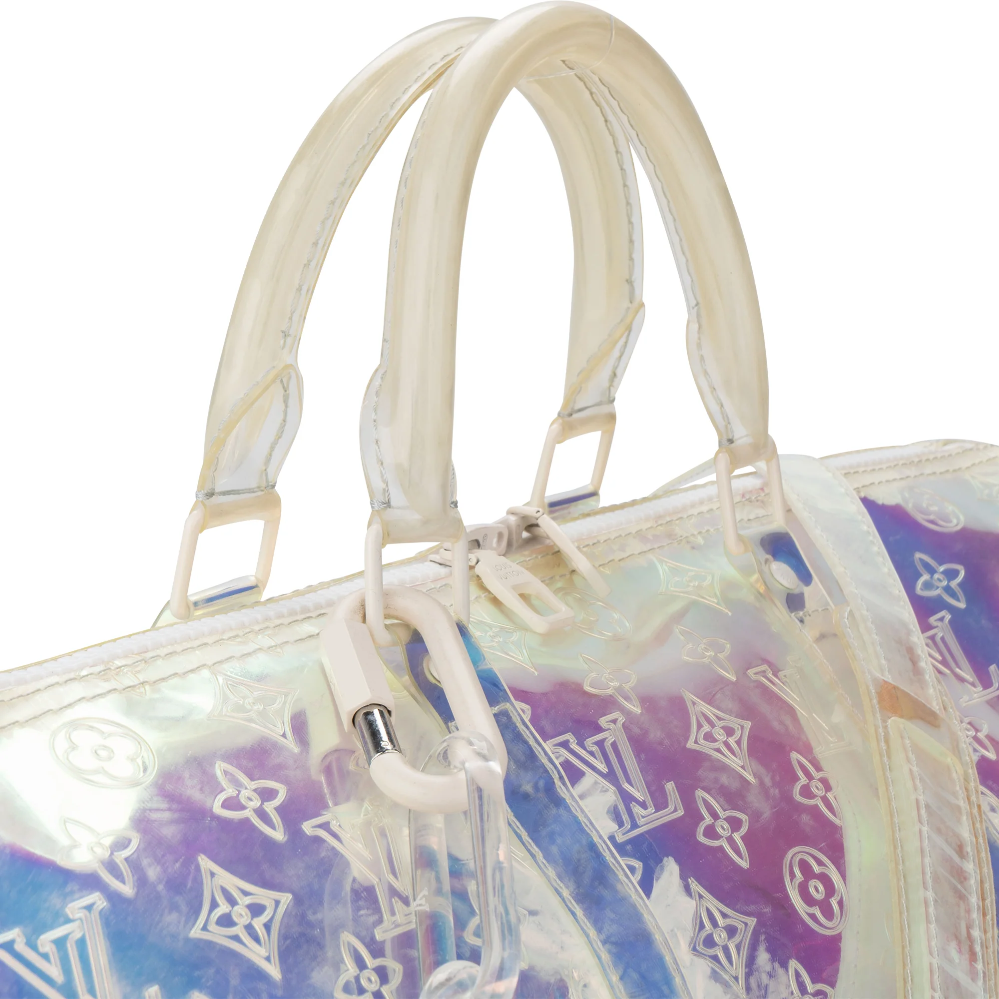 Louis Vuitton Transparent Prism by Virgil Abloh Keepall 50 Bandouliere