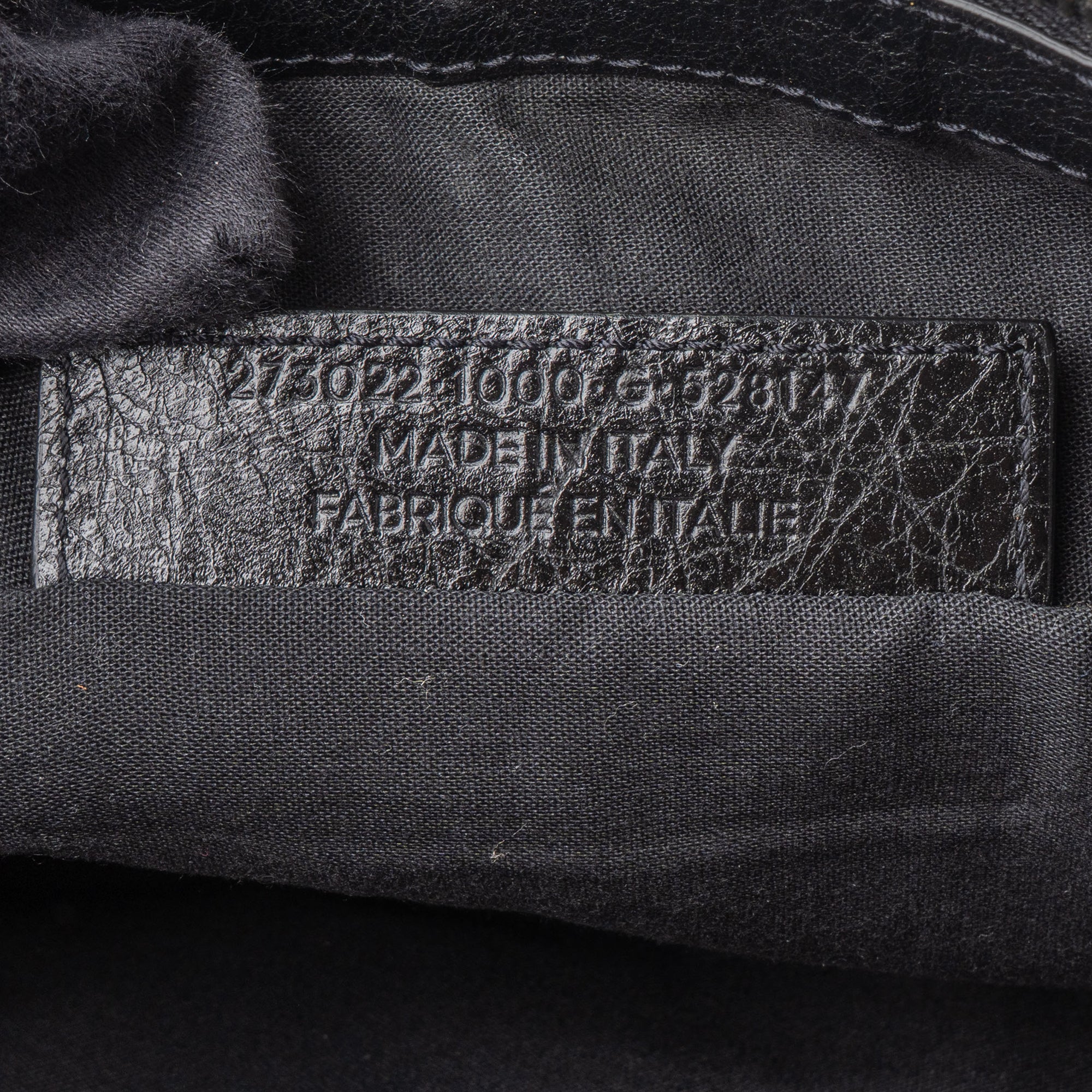 Balenciaga Black Leather City Clutch