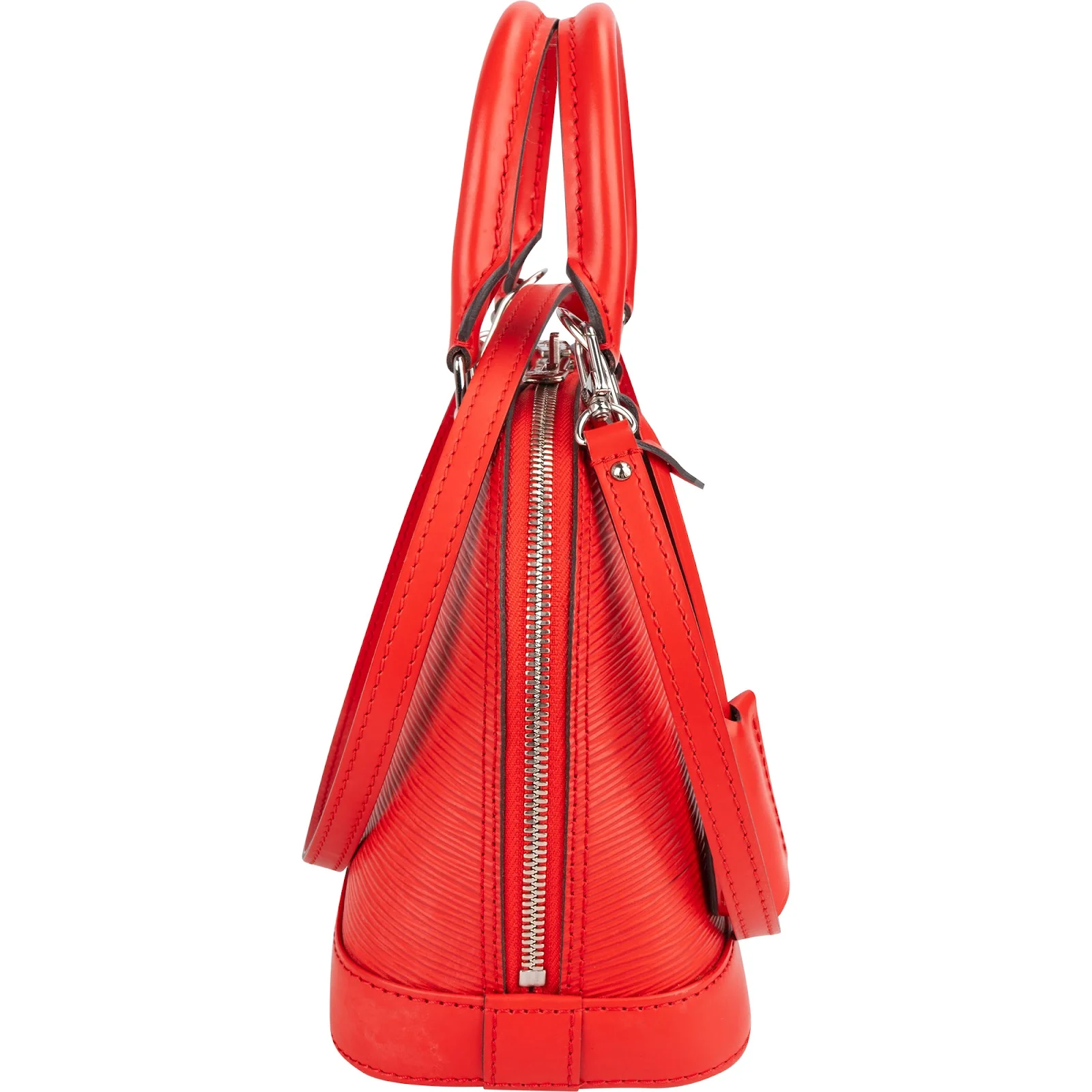Louis Vuitton Red Epi Leather Alma BB Handbag