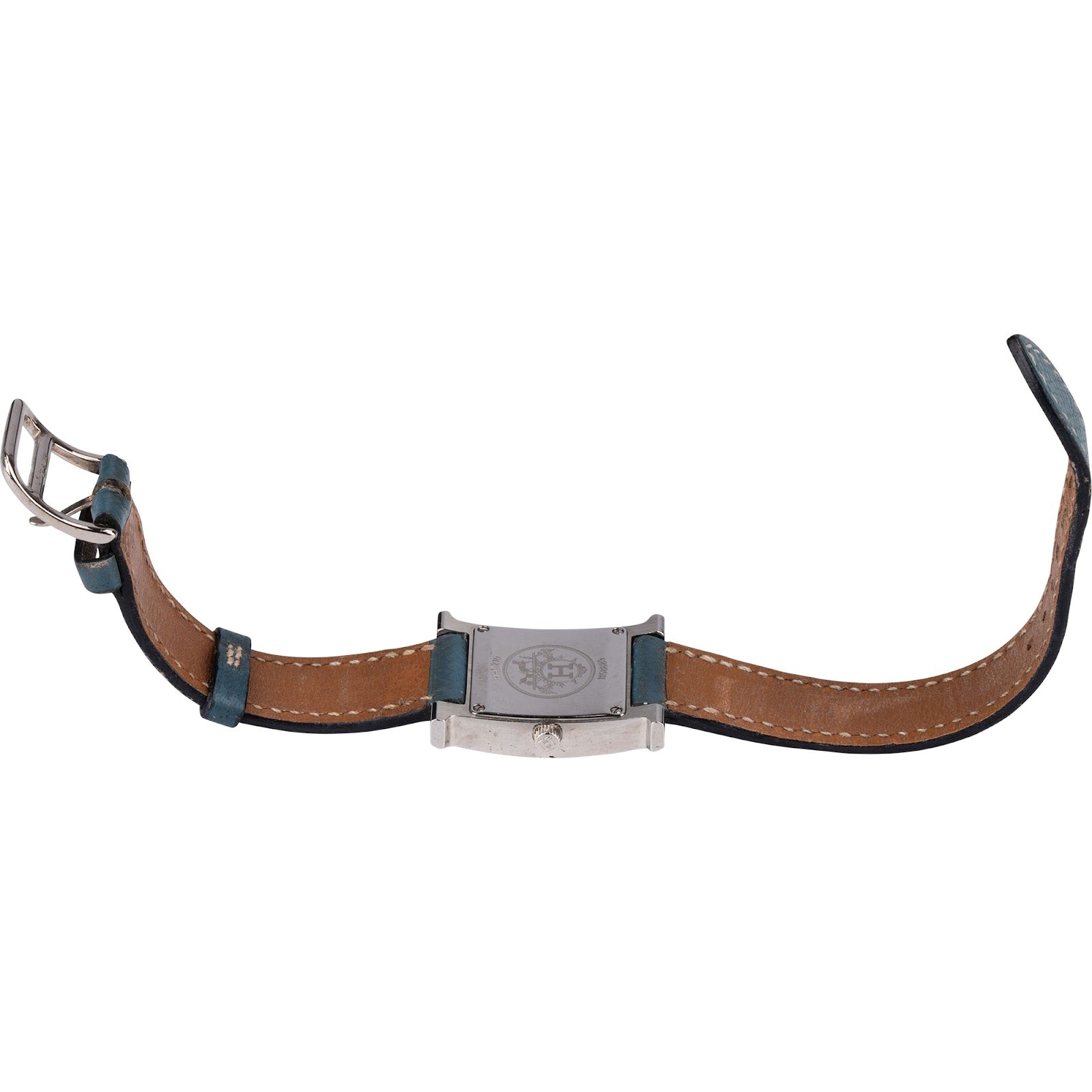 Hermès Silver Tone Heure H HH1.210 Damenuhr