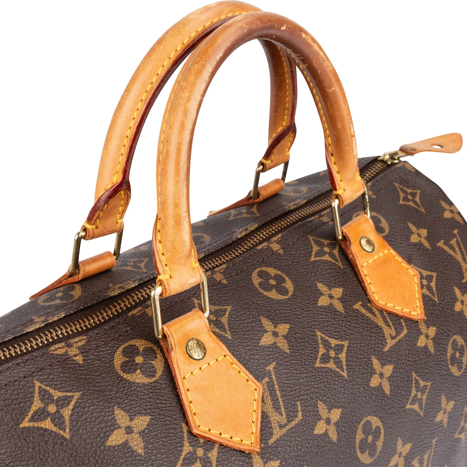 Louis Vuitton Canvas Monogram Speedy 30 Boston Bag