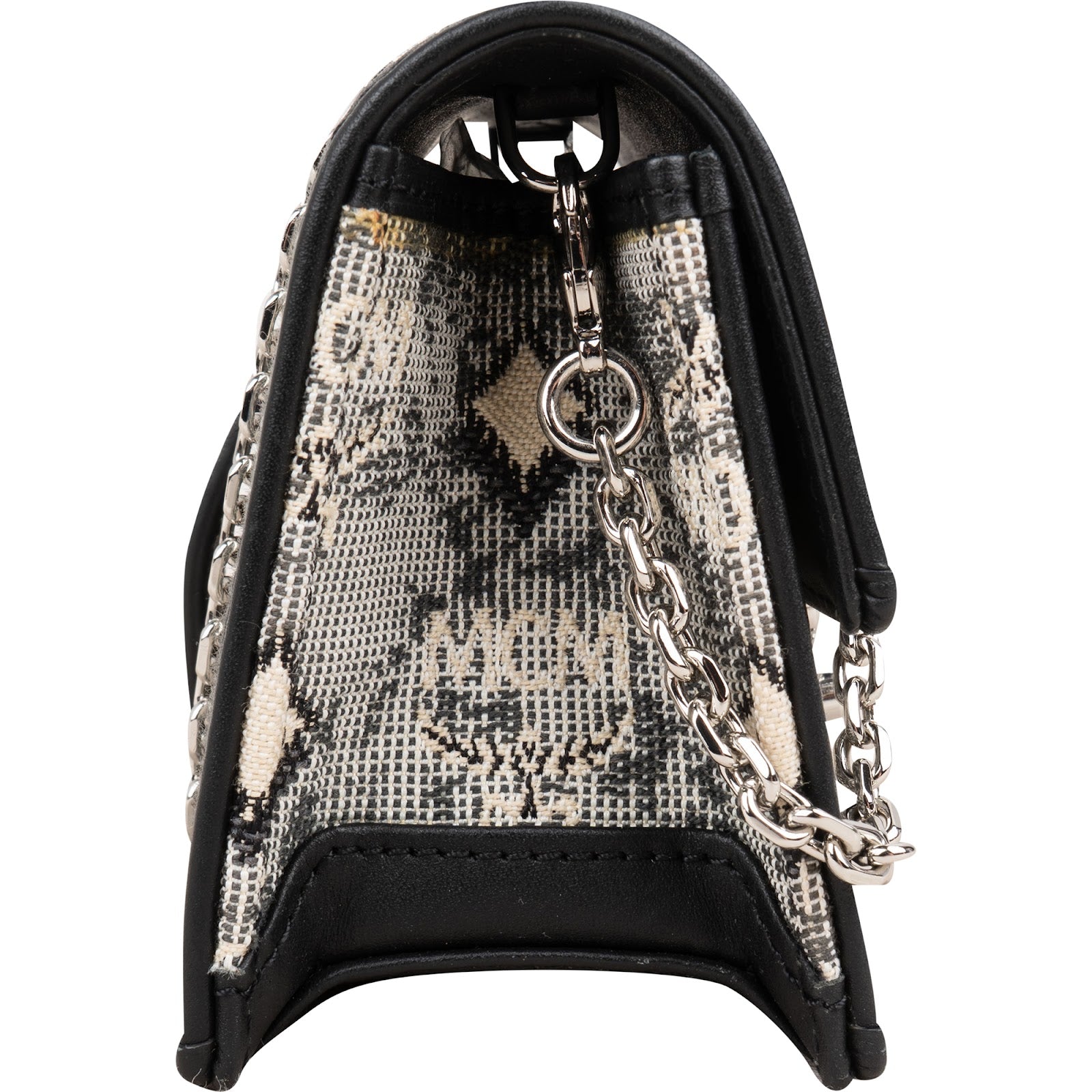 MCM Visetos Monogram Jacquard Patricia Micro Crossbody Bag