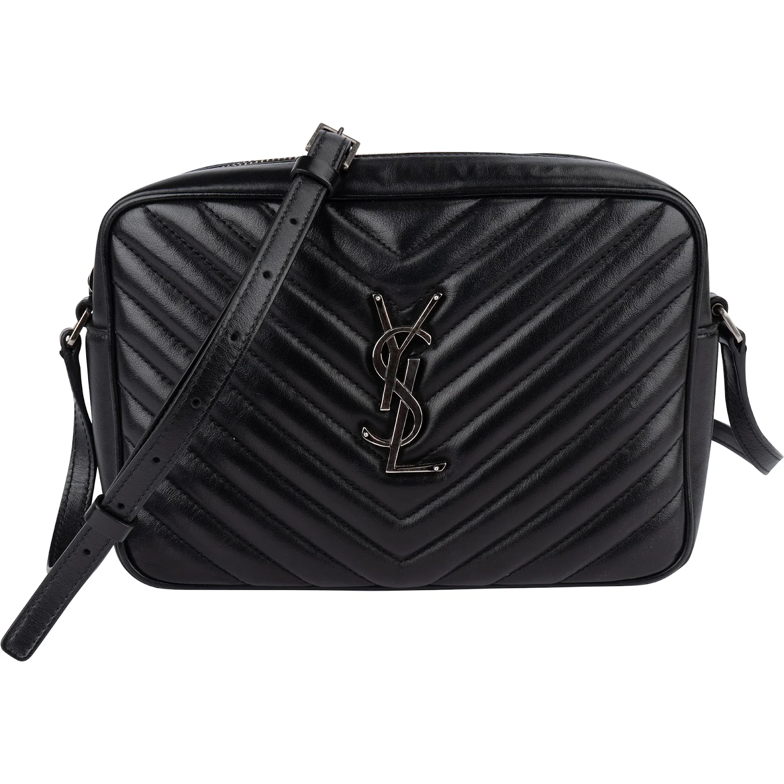 Saint Laurent Quilted Leather Lou Camera Crossbody Bag