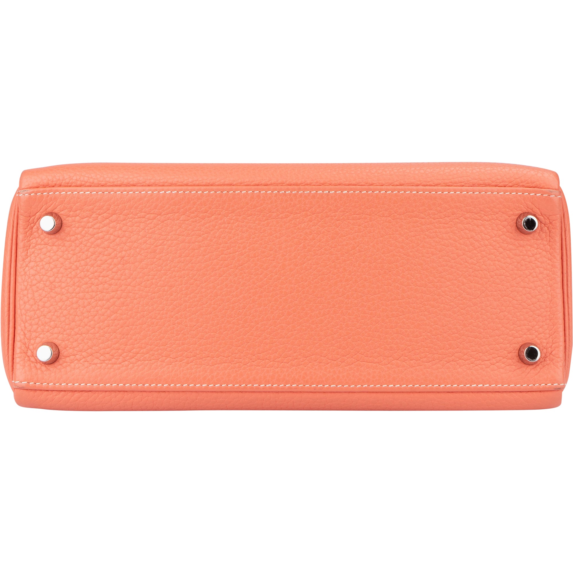 Hermès Taurillon Clemence Crevette Kelly 28 Retourne Handbag