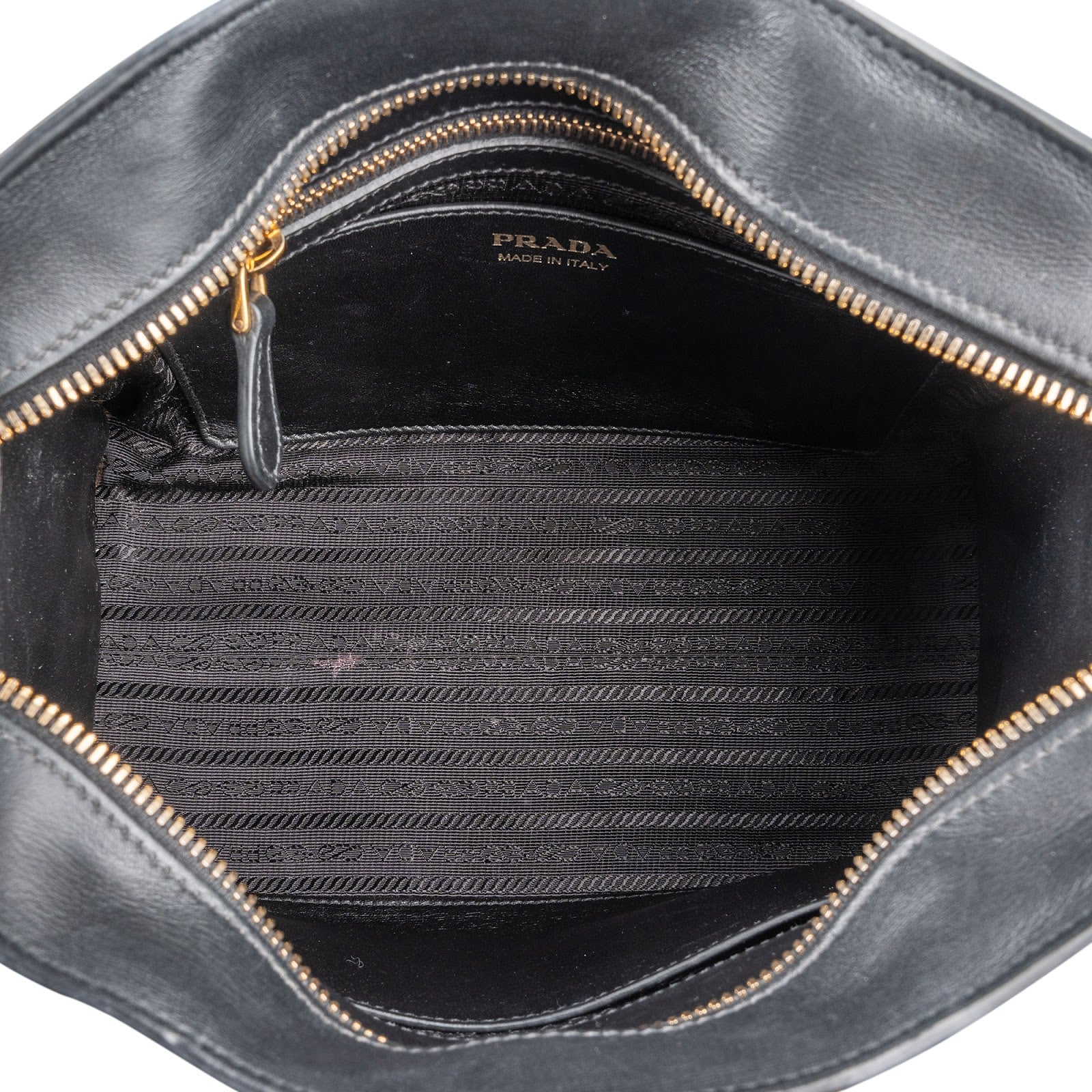 Prada Saffiano City Calf Leather Esplanade Handbag
