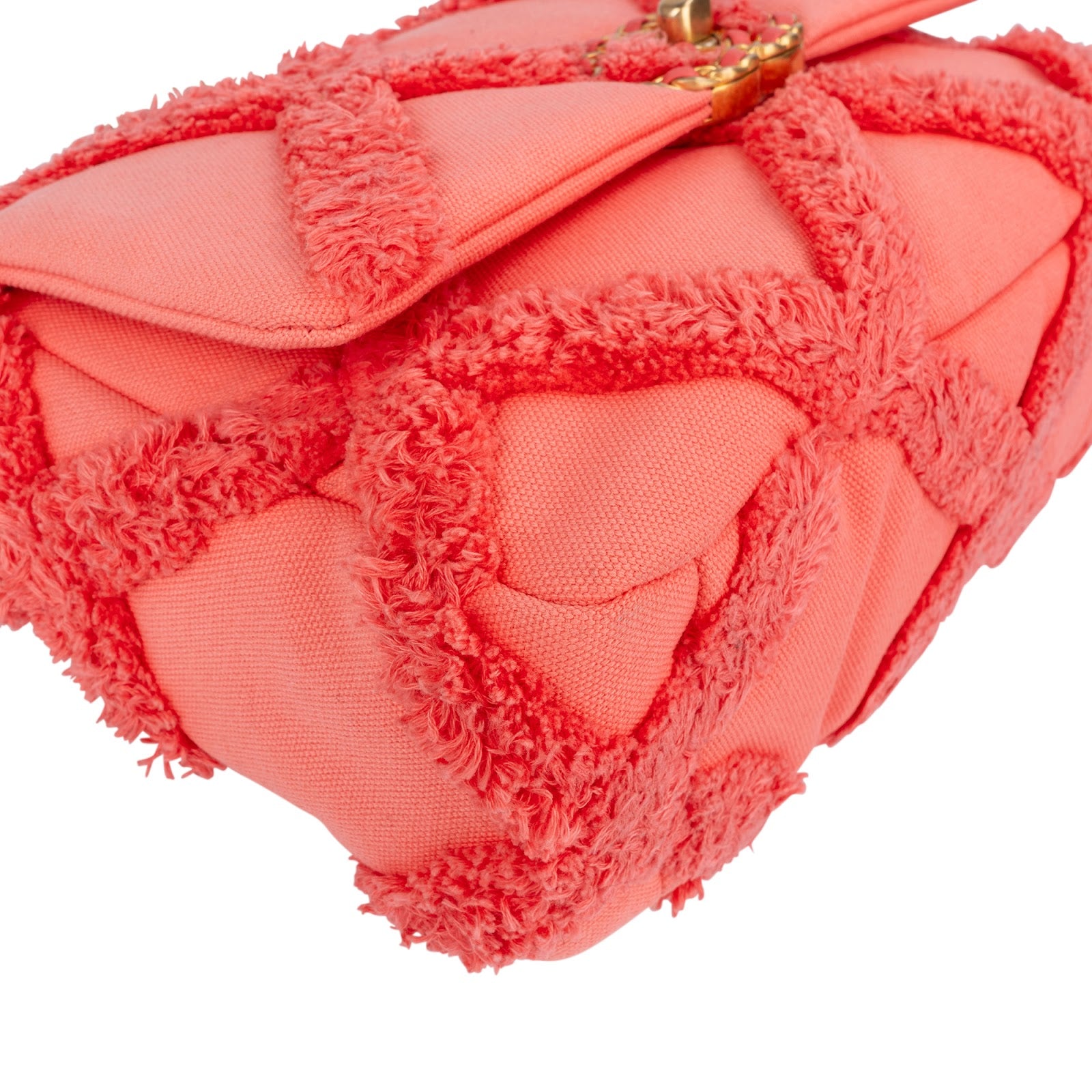 Chanel 19 Frayed Canvas Crossbody Bag