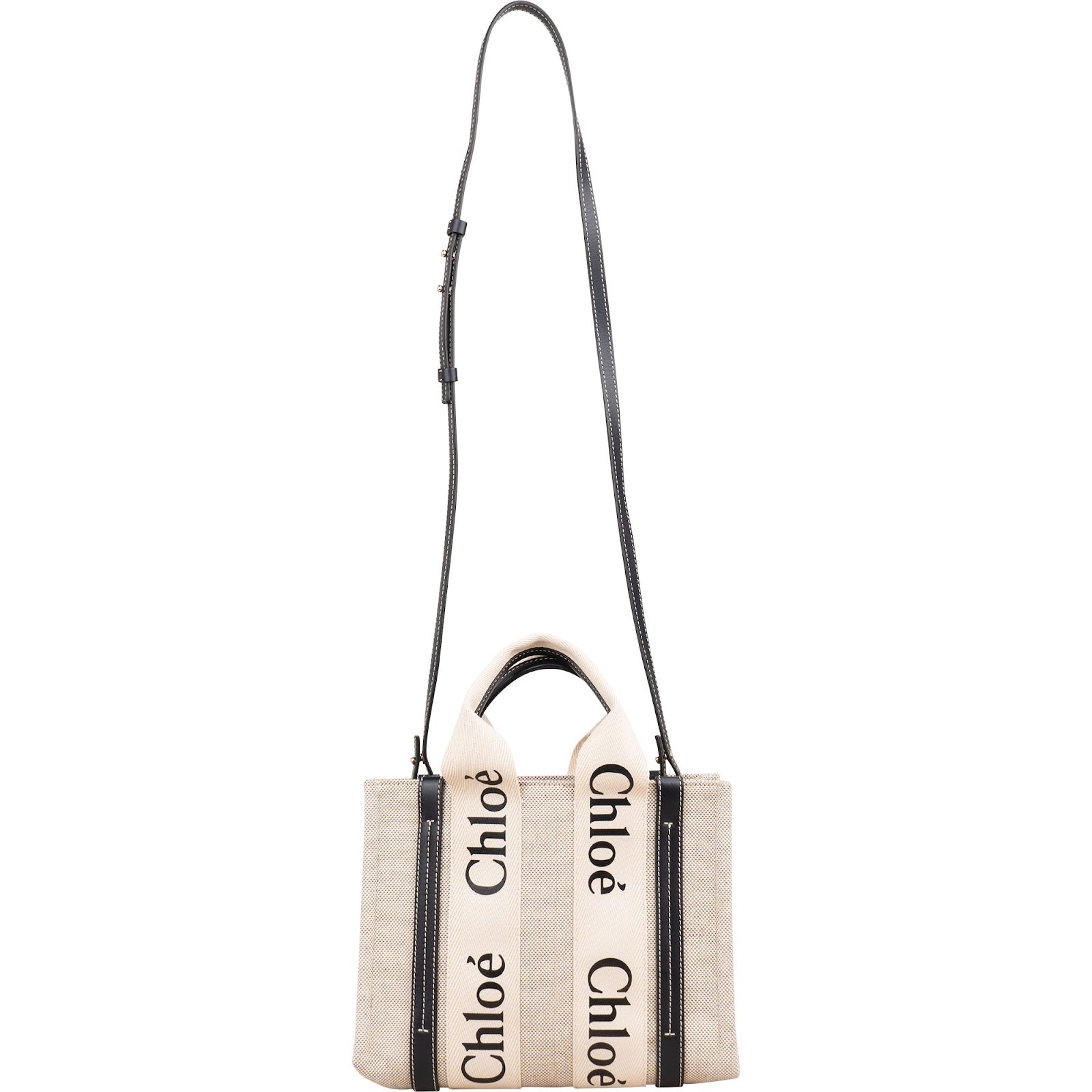 Chloé Canvas Small Woody Tote Handbag