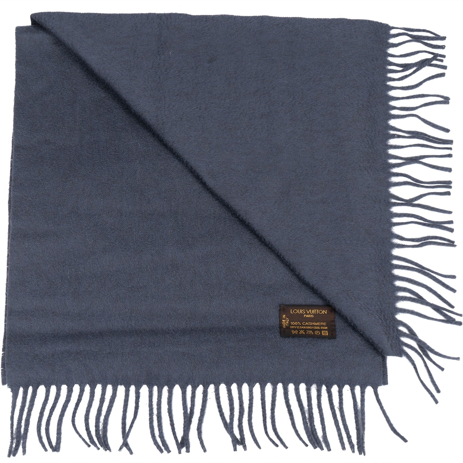 Louis Vuitton Bleu Cashmere Schal Scarf