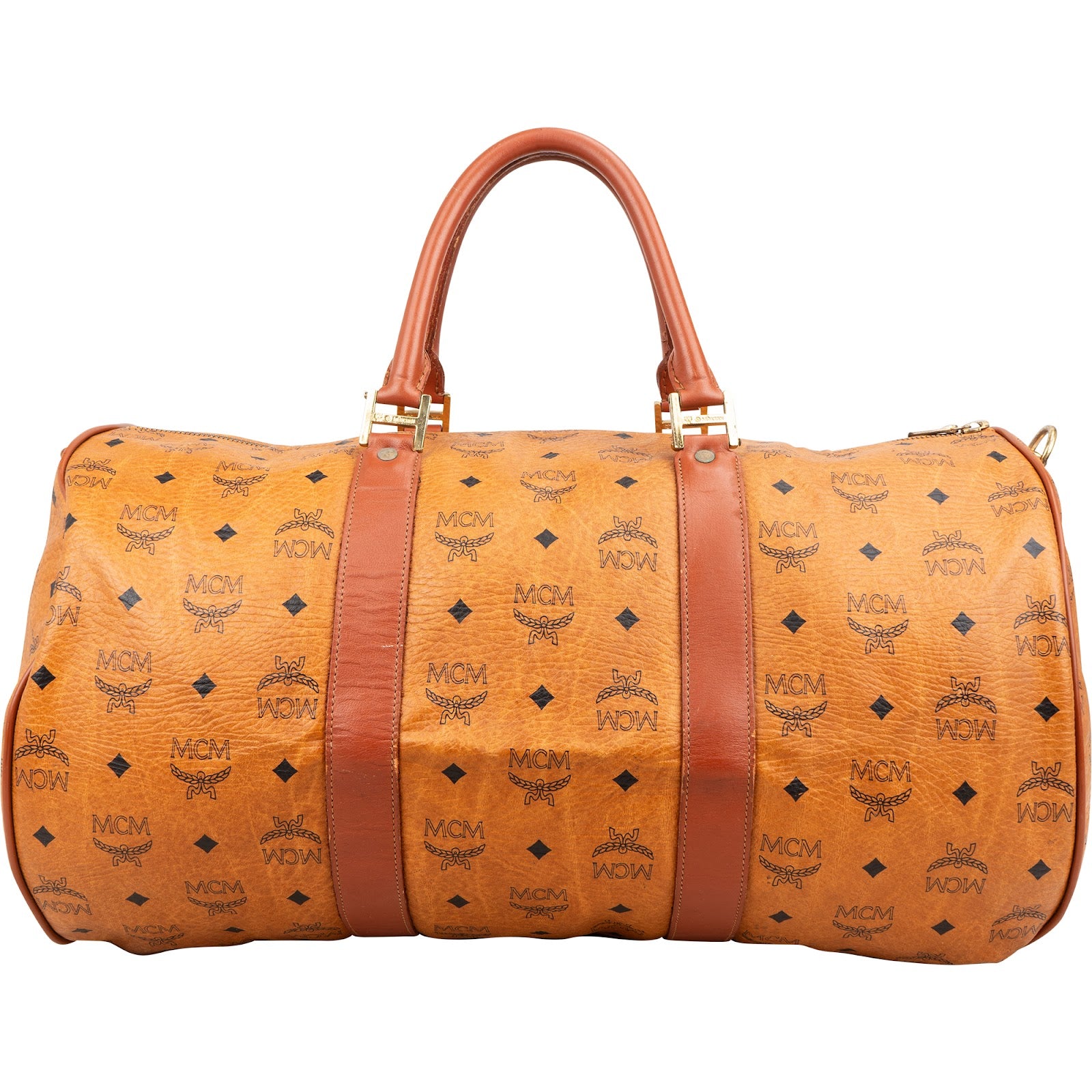 Sac de voyage MCM Monogram Visetos Boston 50