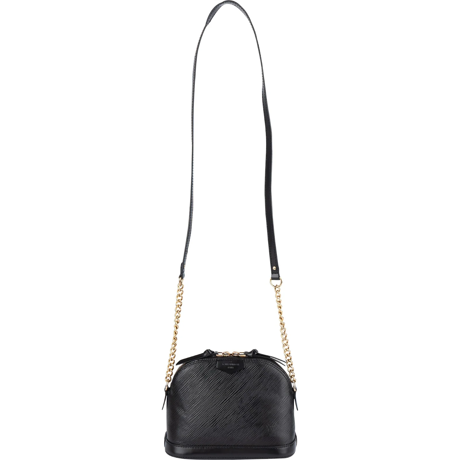 Louis Vuitton Noir Epi Leather Alma BB Crossbody Bag