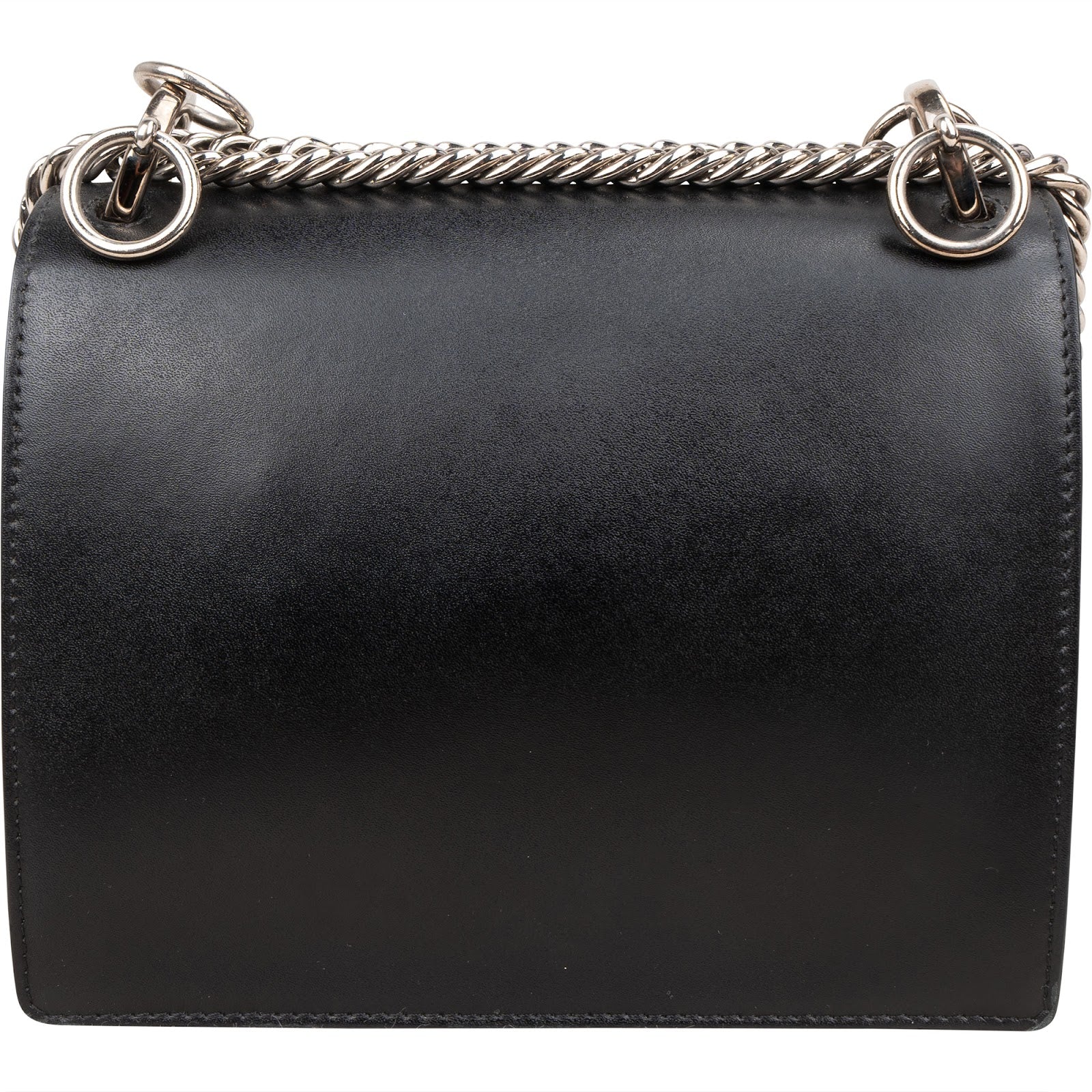 Fendi Calfskin Leather Kan I Crossbody Bag