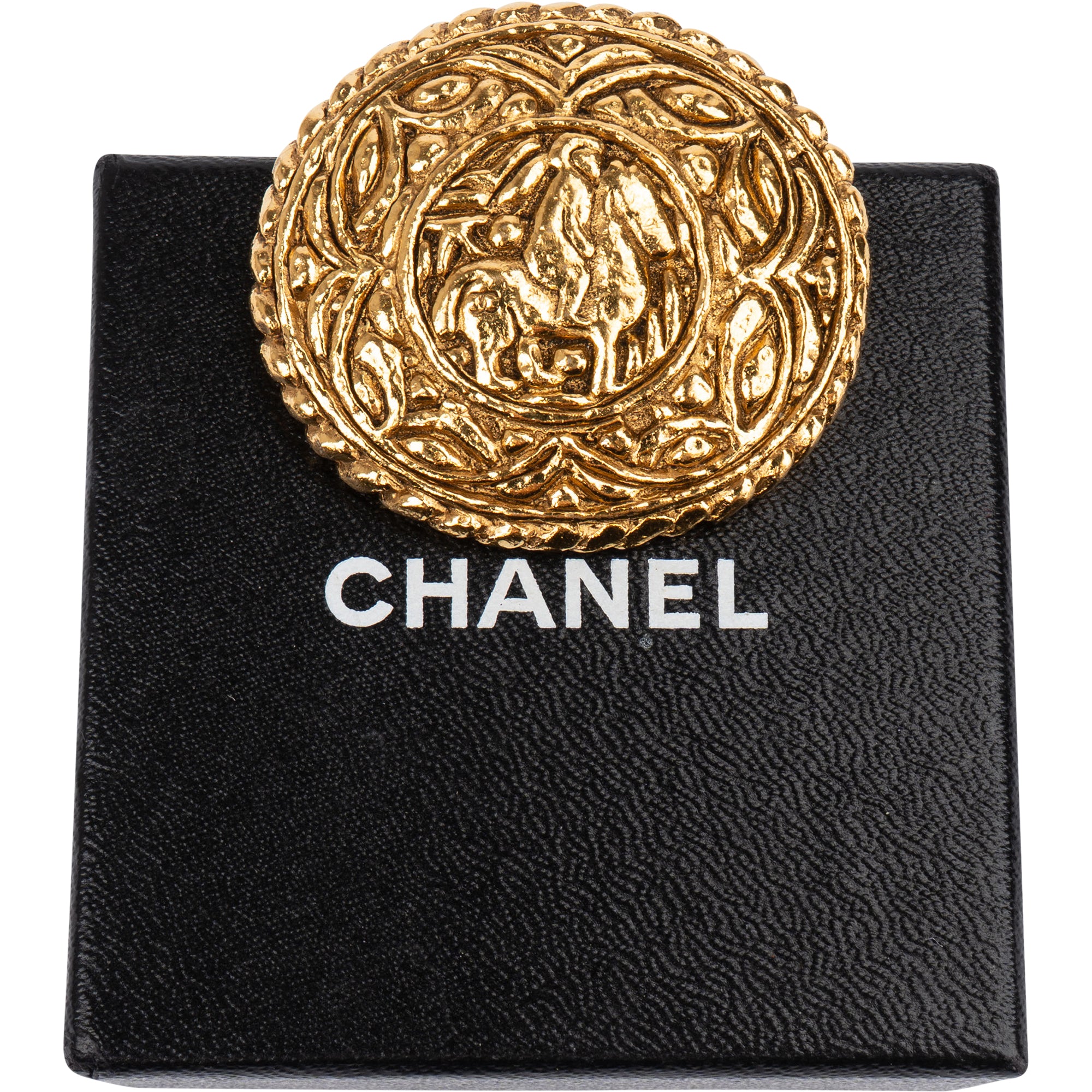Chanel Golden Horse Brooch
