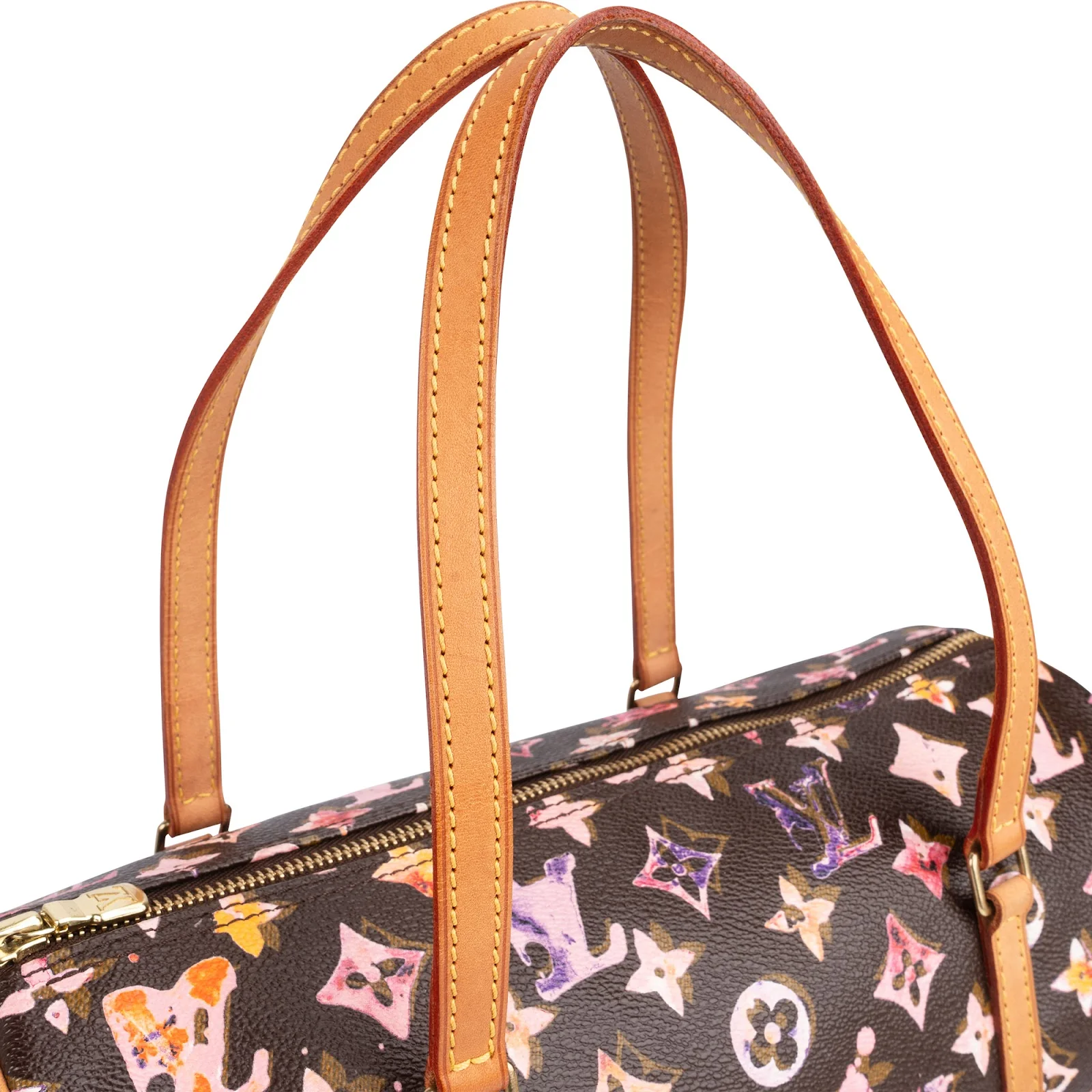 Louis Vuitton Limited Monogram Richard Prince Watercolor Papillon 30 Handbag