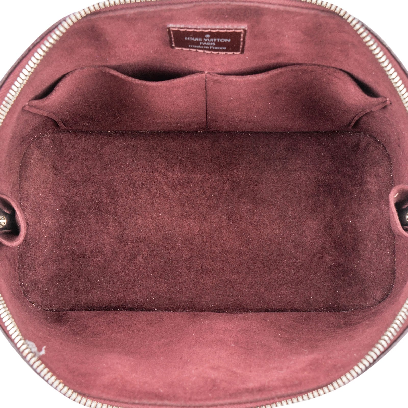 Louis Vuitton Burgundy Vernis Epi Leather Alma PM Handbag