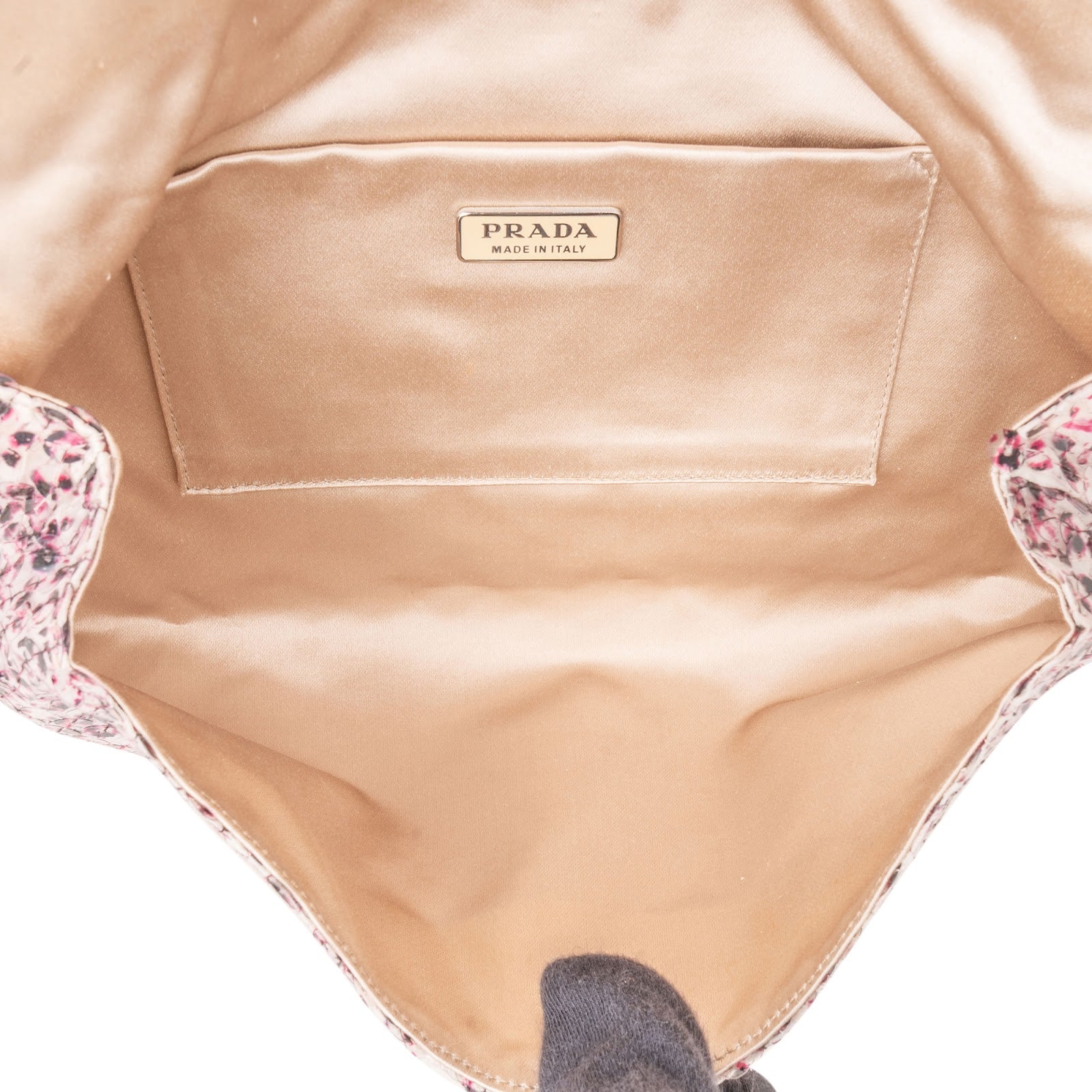Prada Sequin Embellished Flap Shoulder Bag