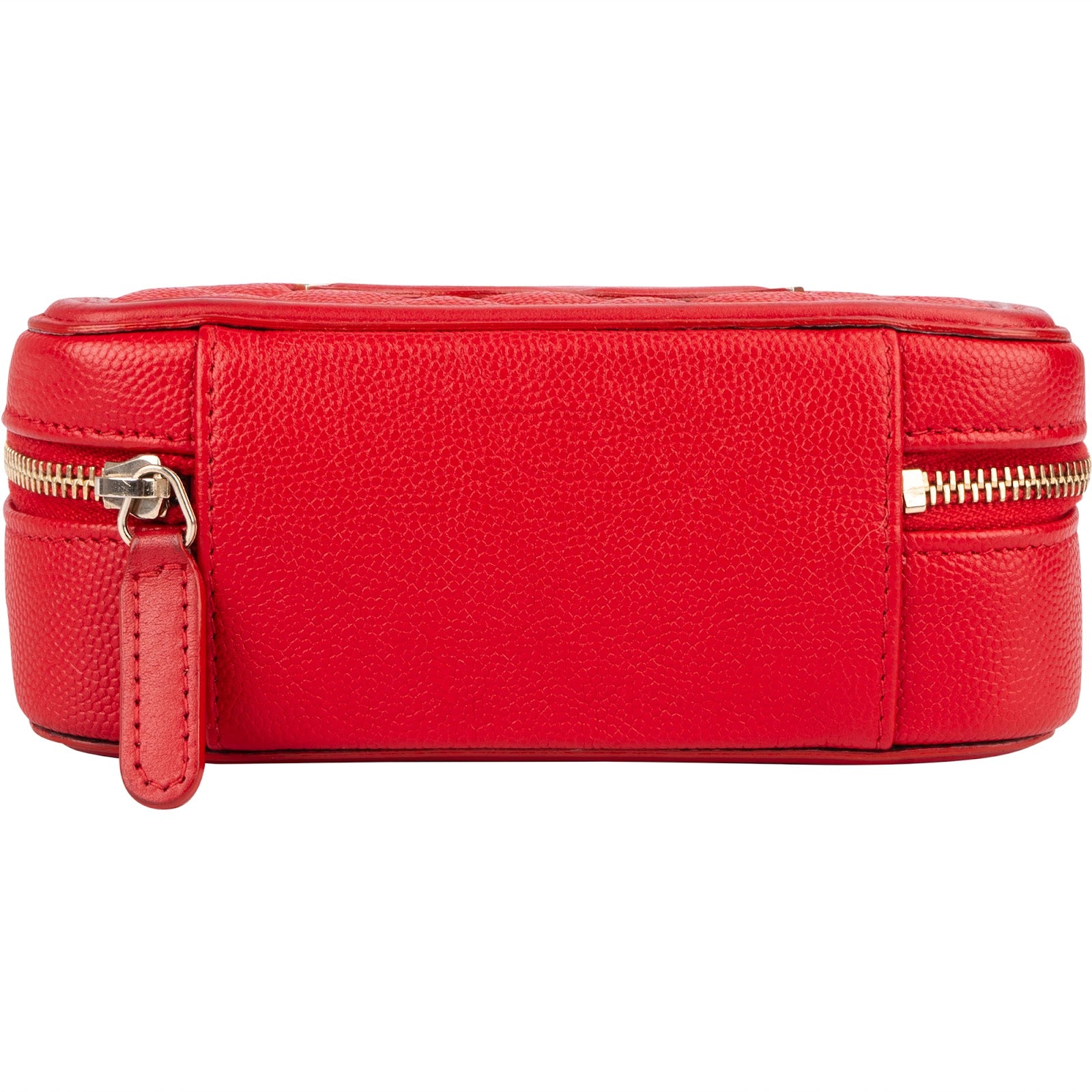Chanel Quilted Caviar Leather Small Filigree Vanity Case Crossbody