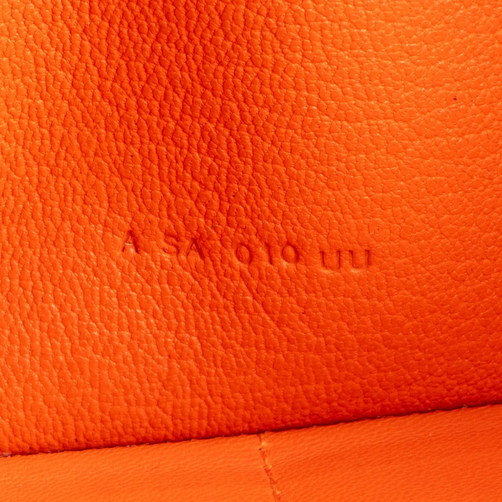 Hermès Orange Ostrich Leather Kelly Wallet