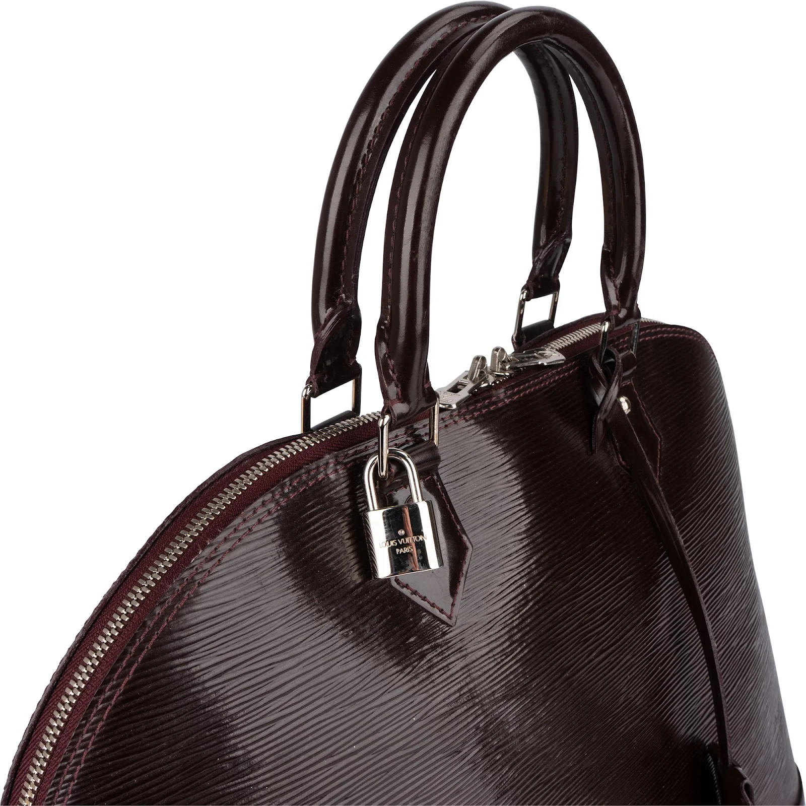 Louis Vuitton Prune Electric Epi Leather Alma GM Handbag