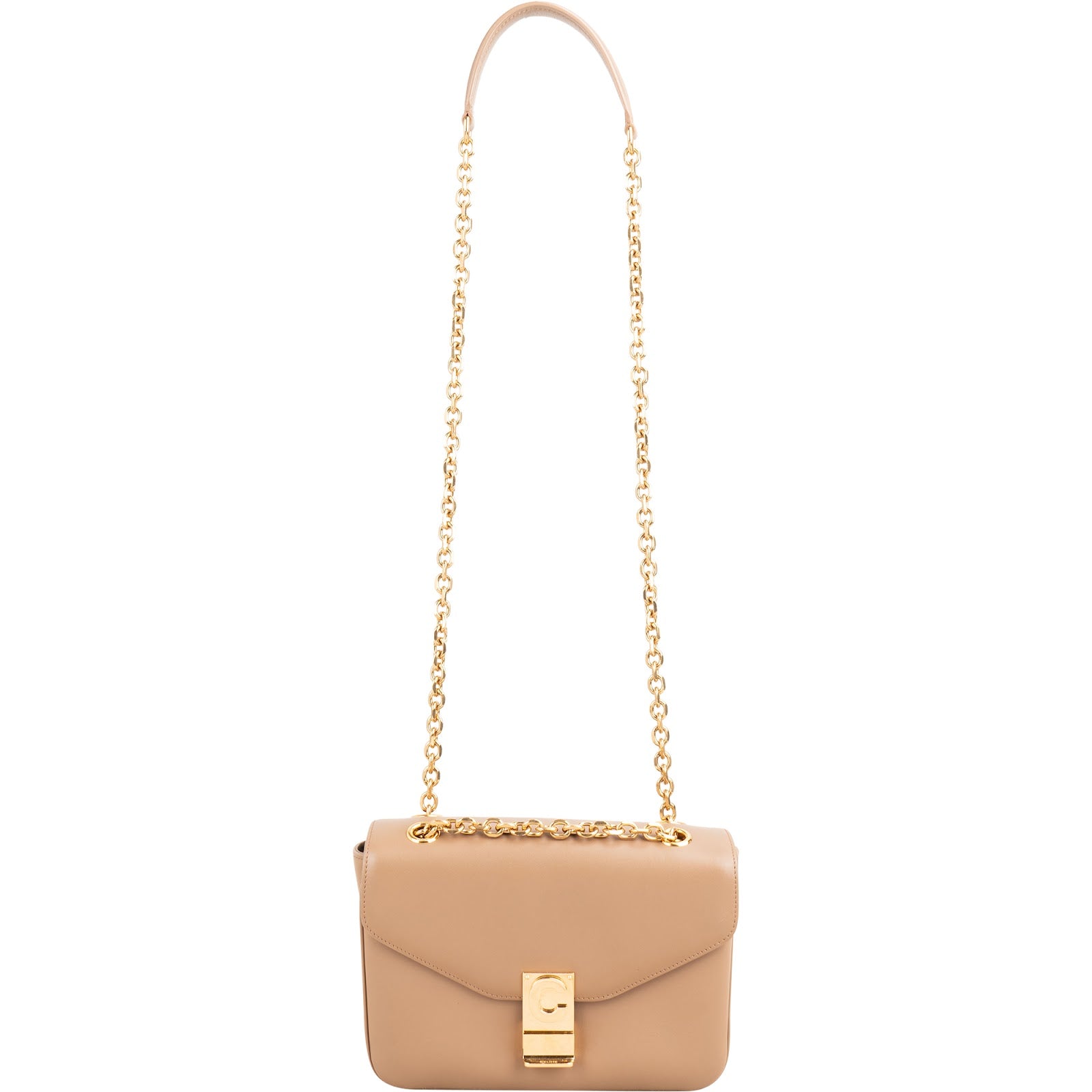 Celine - Classic Box Medium C Lock Crossbody Bag