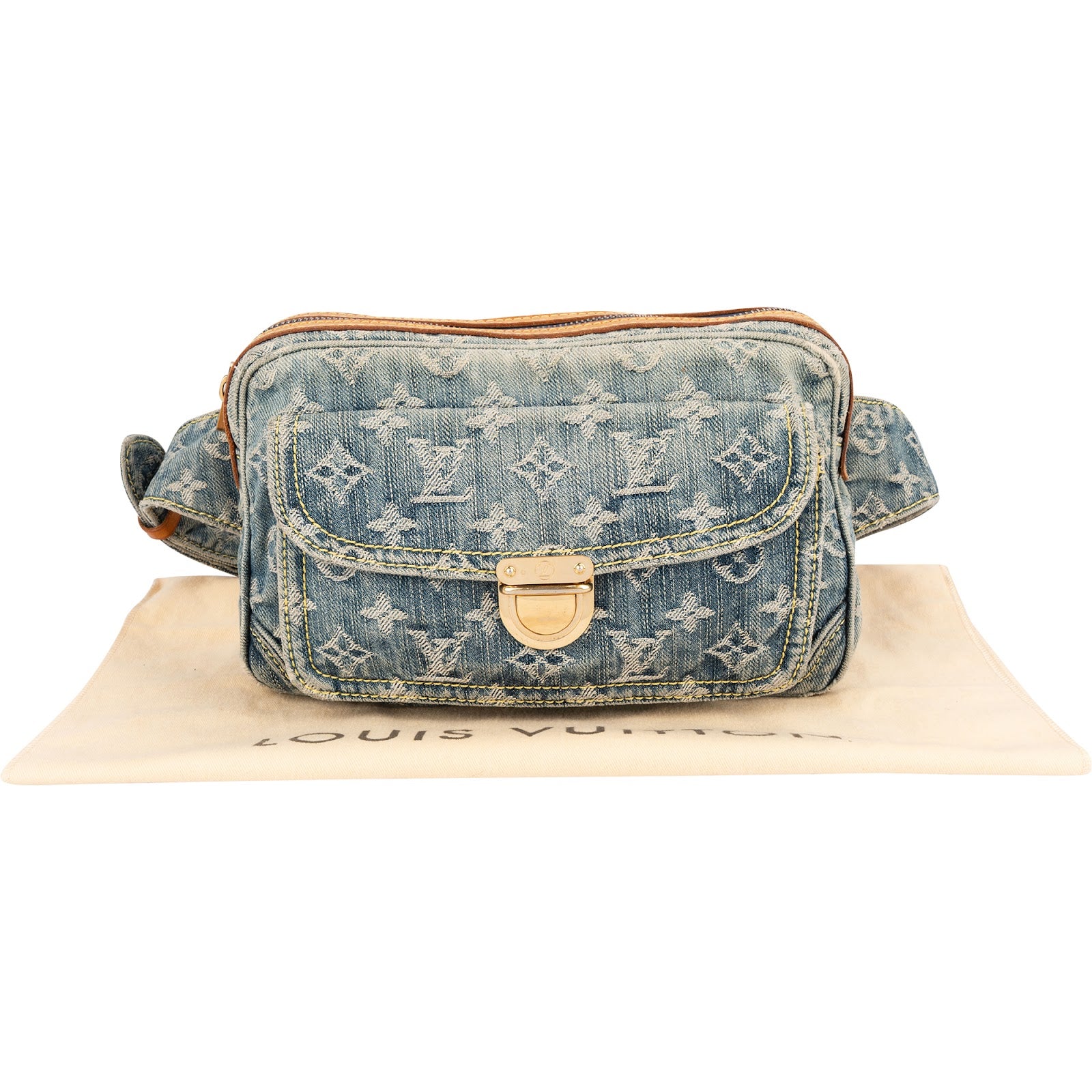Louis Vuitton Monogram Denim Crossbody Bum Bag