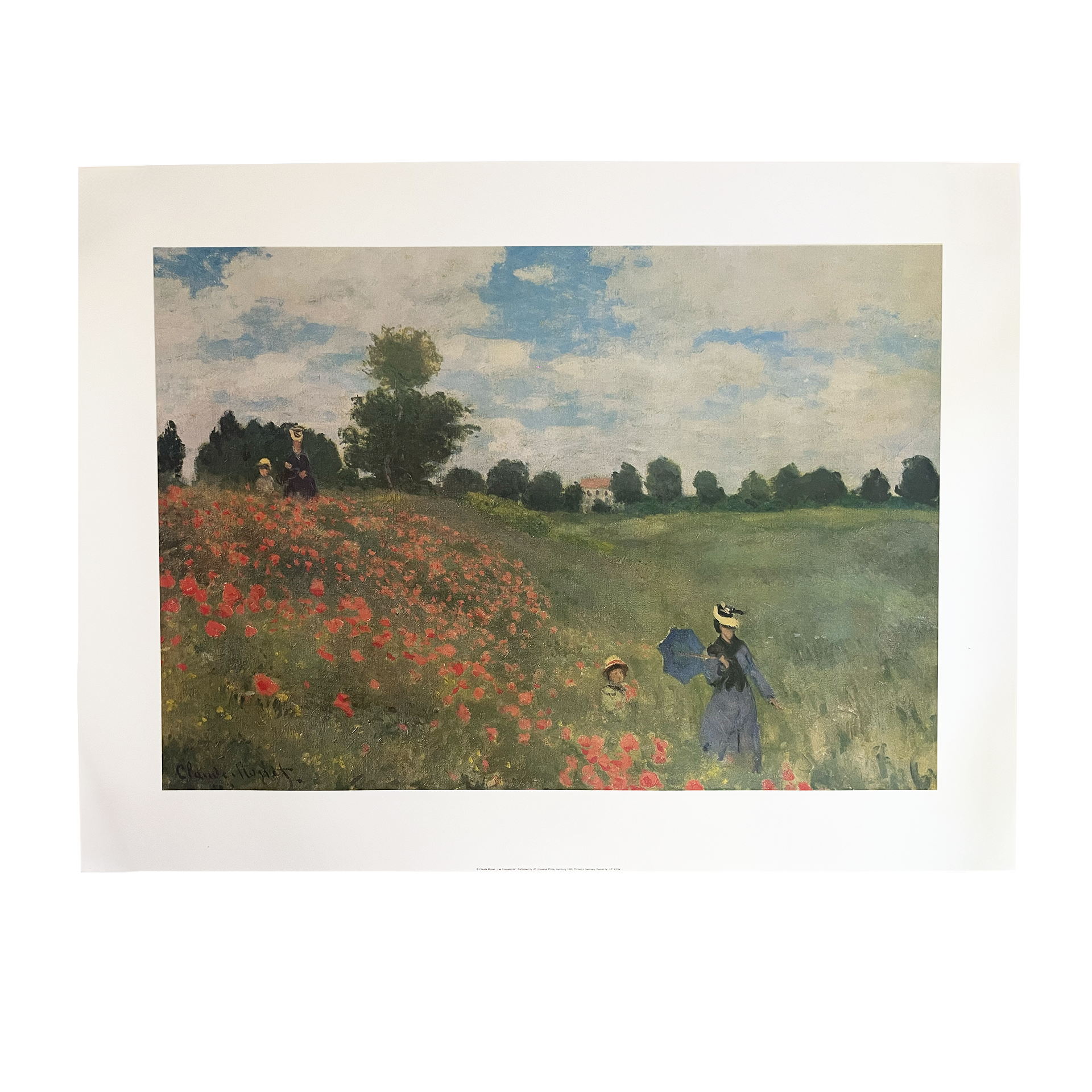Claude Monet  - Mohnfeld bei Argenteuil (after)