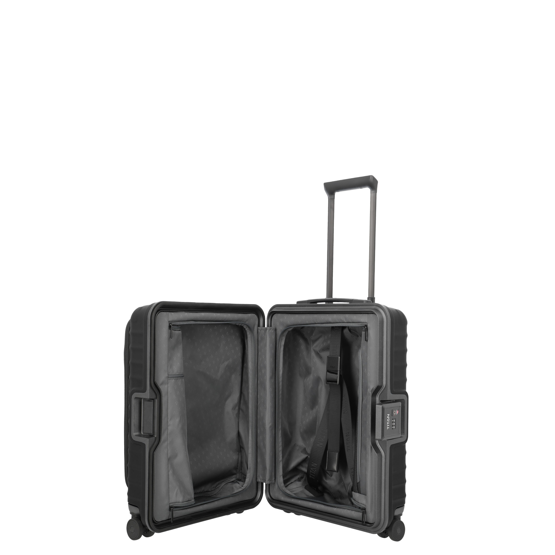 OVERSEAS Handgepäck S mit Vortasche (55 cm) - Nightshade black