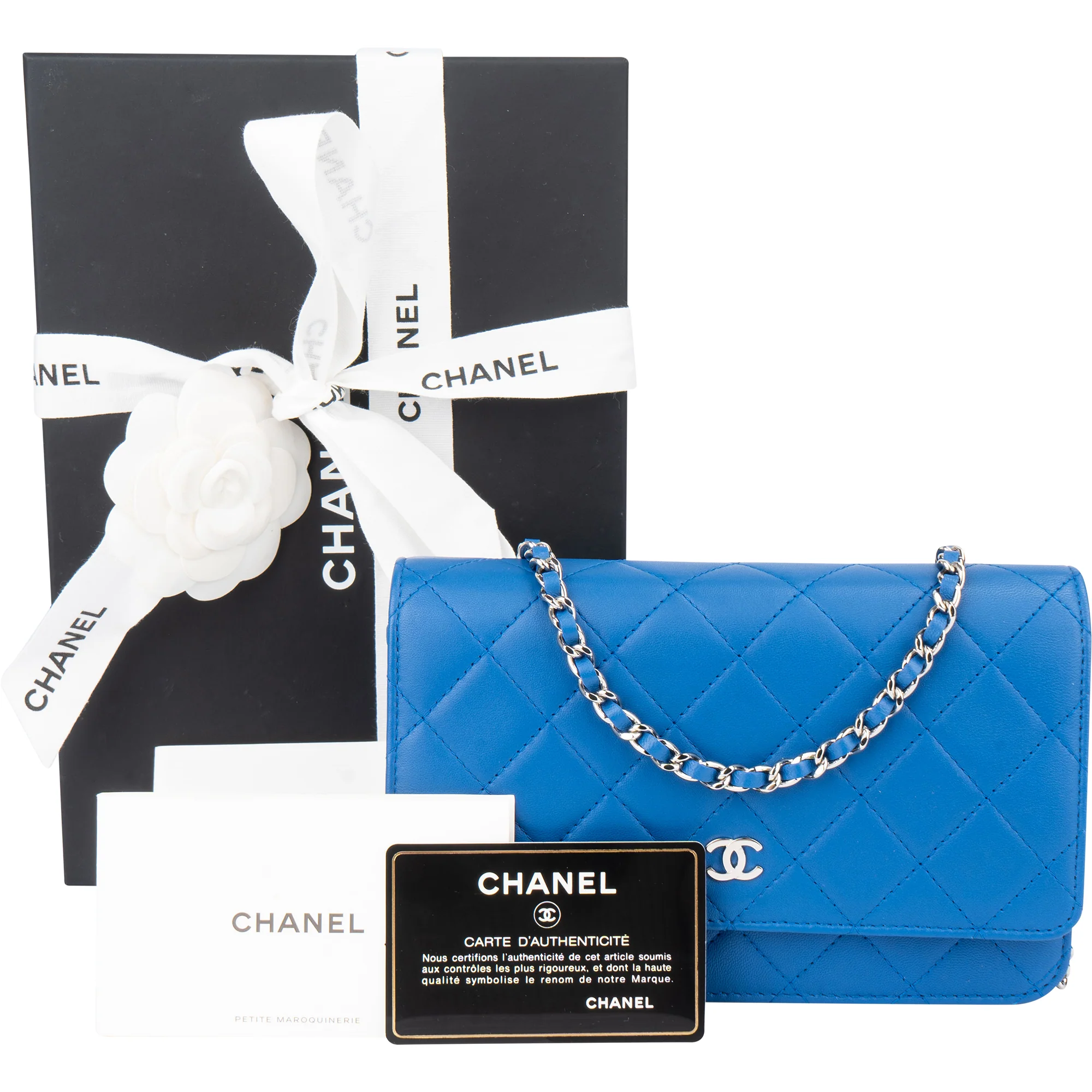 Chanel Quilted Lambskin Wallet On Chain Crossbody Bag
