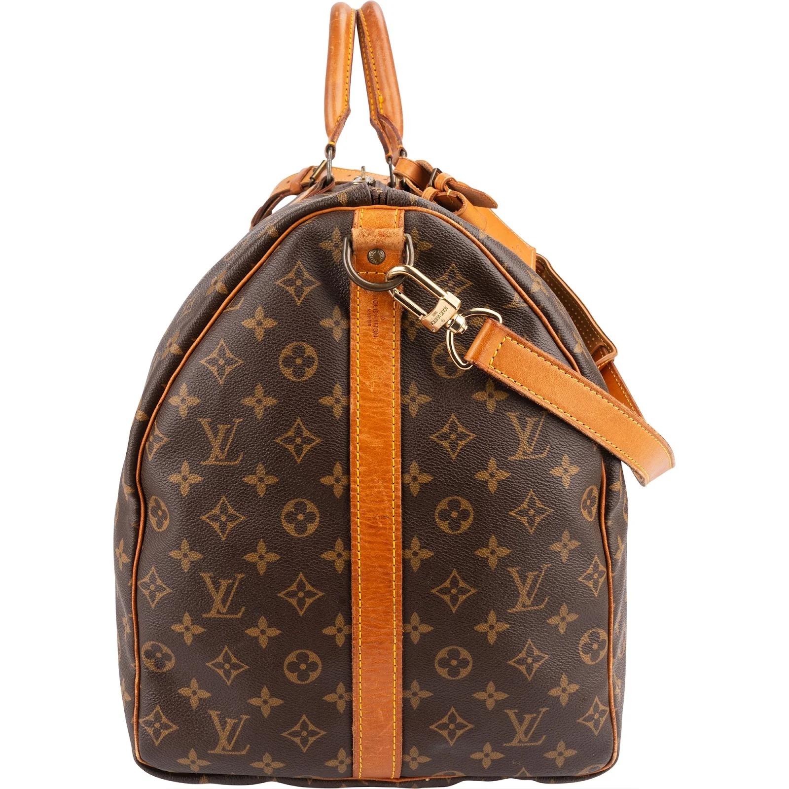 Louis Vuitton Monogram Canvas Keepall 60 Bandoulière Travel Bag