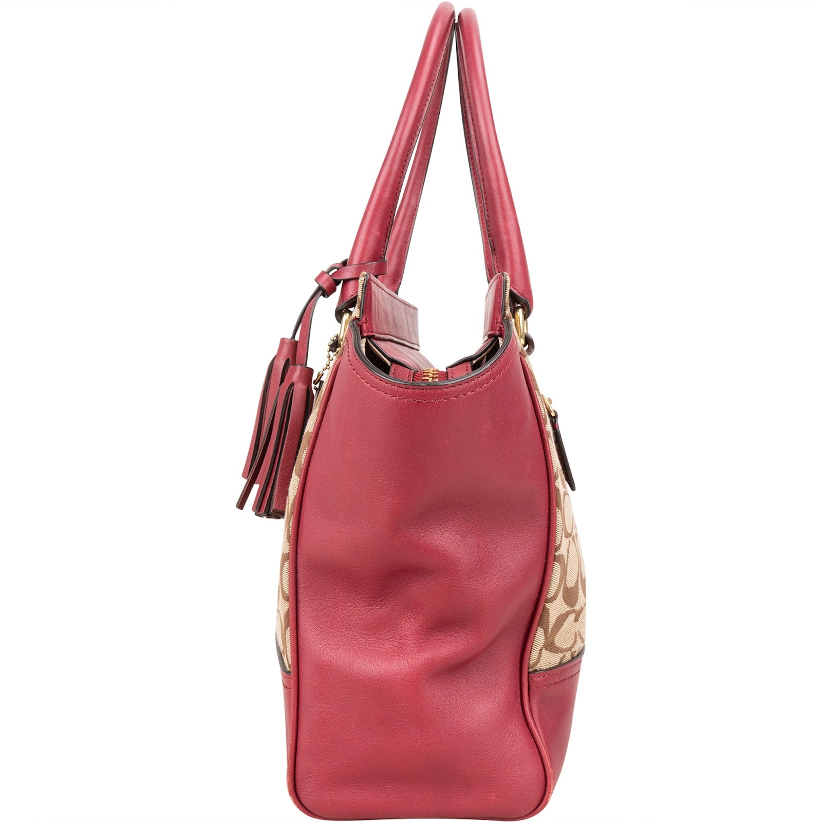Coach Monogram Signature Canvas Legacy Candace Carryall Handbag