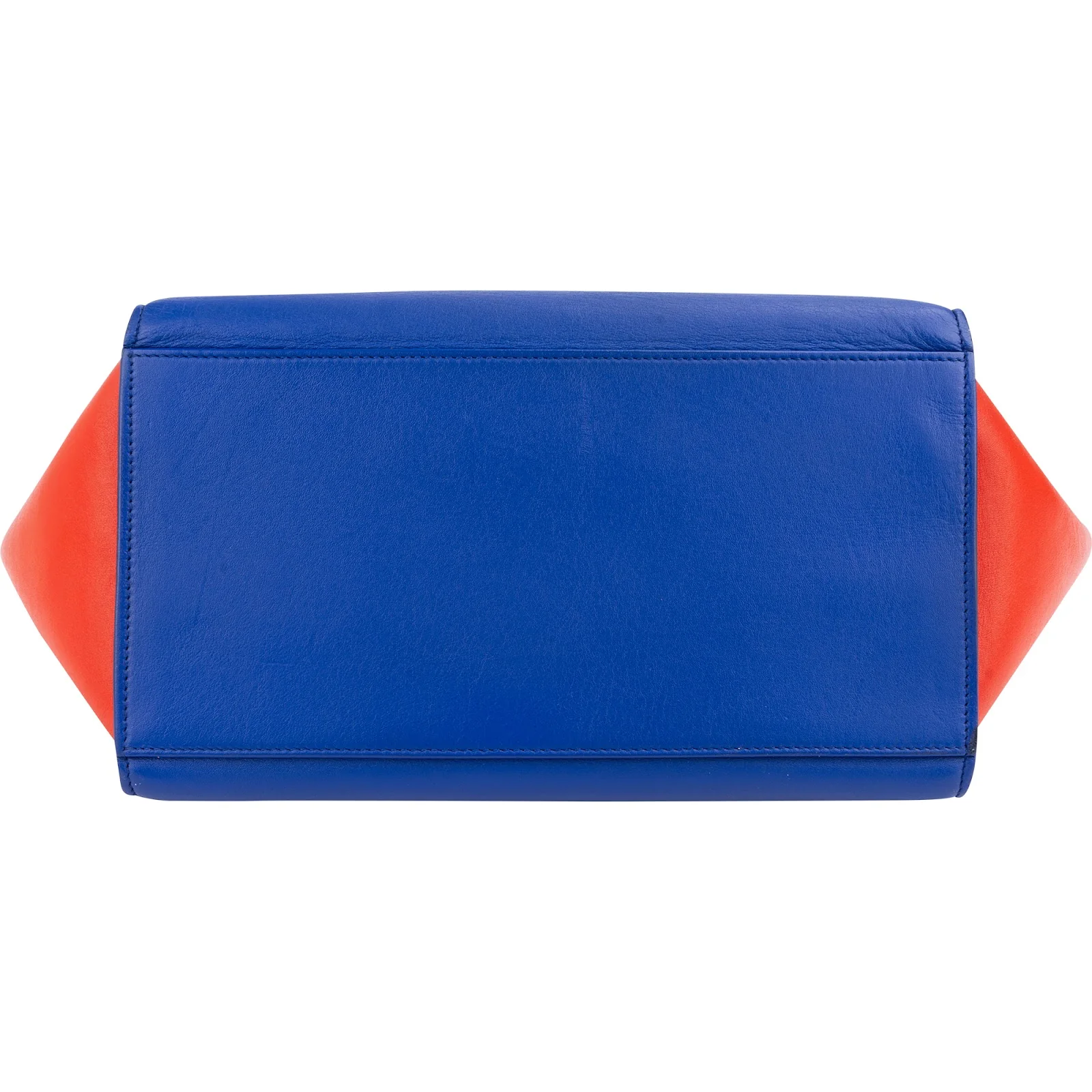 Céline Tricolor Leather Trapeze Handbag