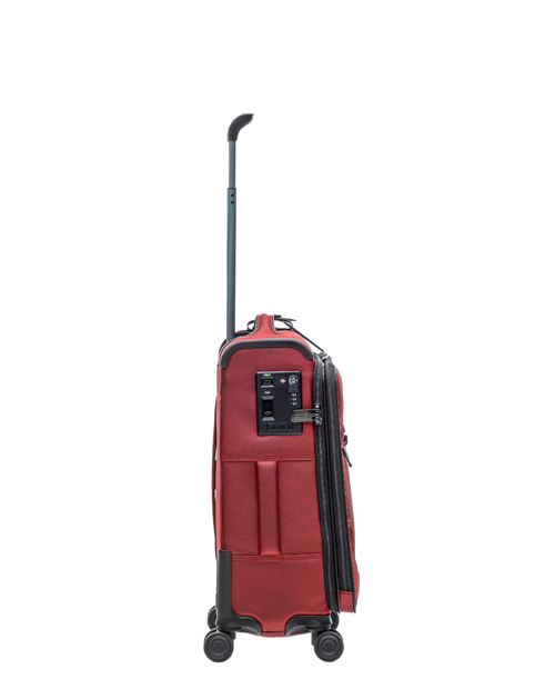 BAY soft-sided suitcase S with 4 wheels up to 57 cm 32 liters - Red