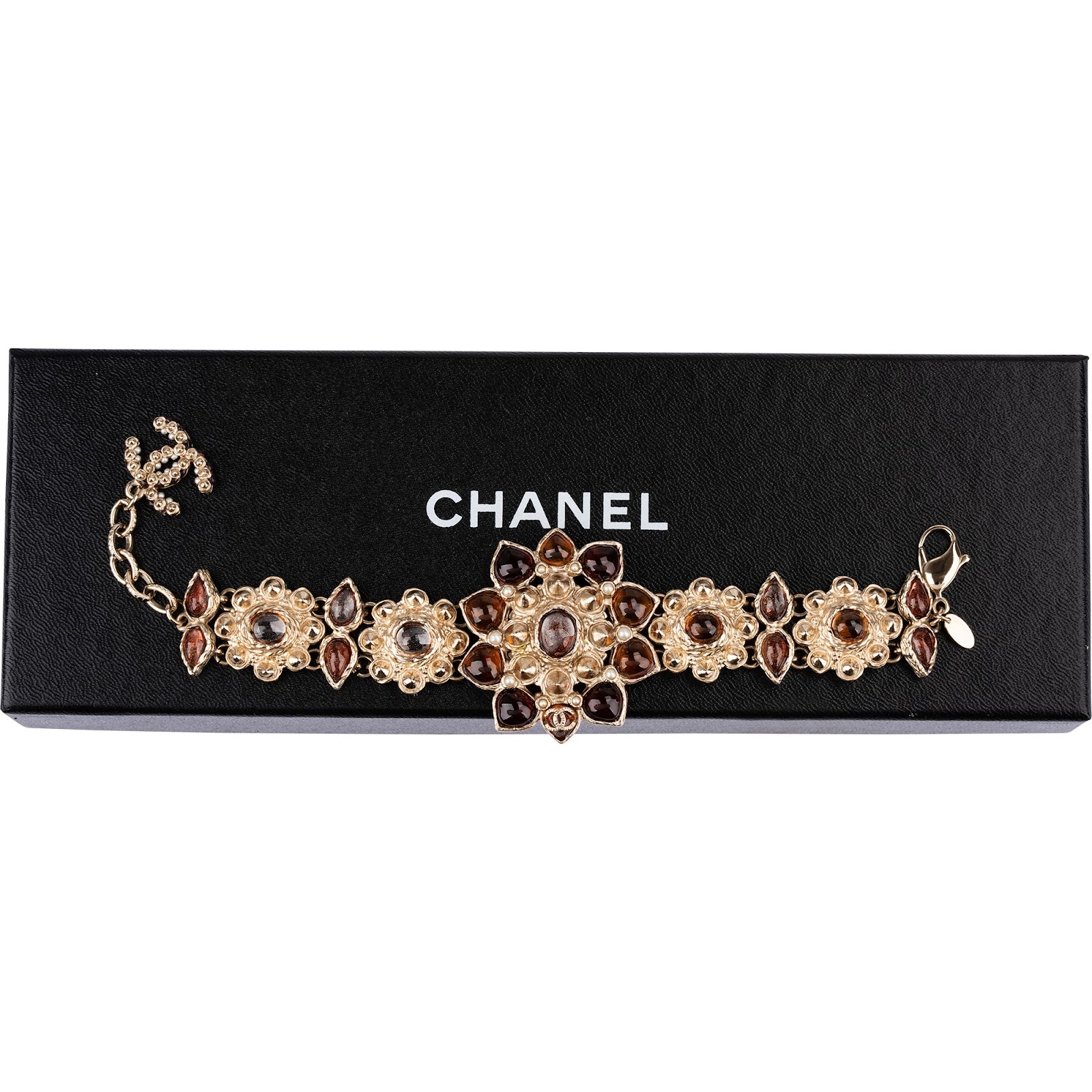 Chanel - Gripoix Byzantine Flower Bracelet