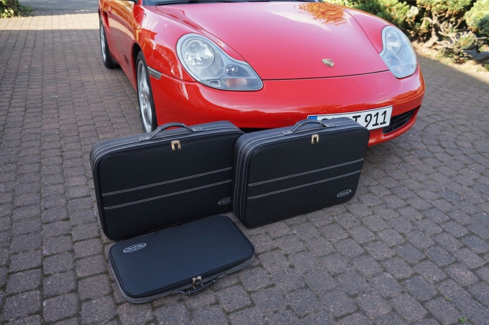 Case set Porsche Boxster (986 + 987) - front 3-pcs.