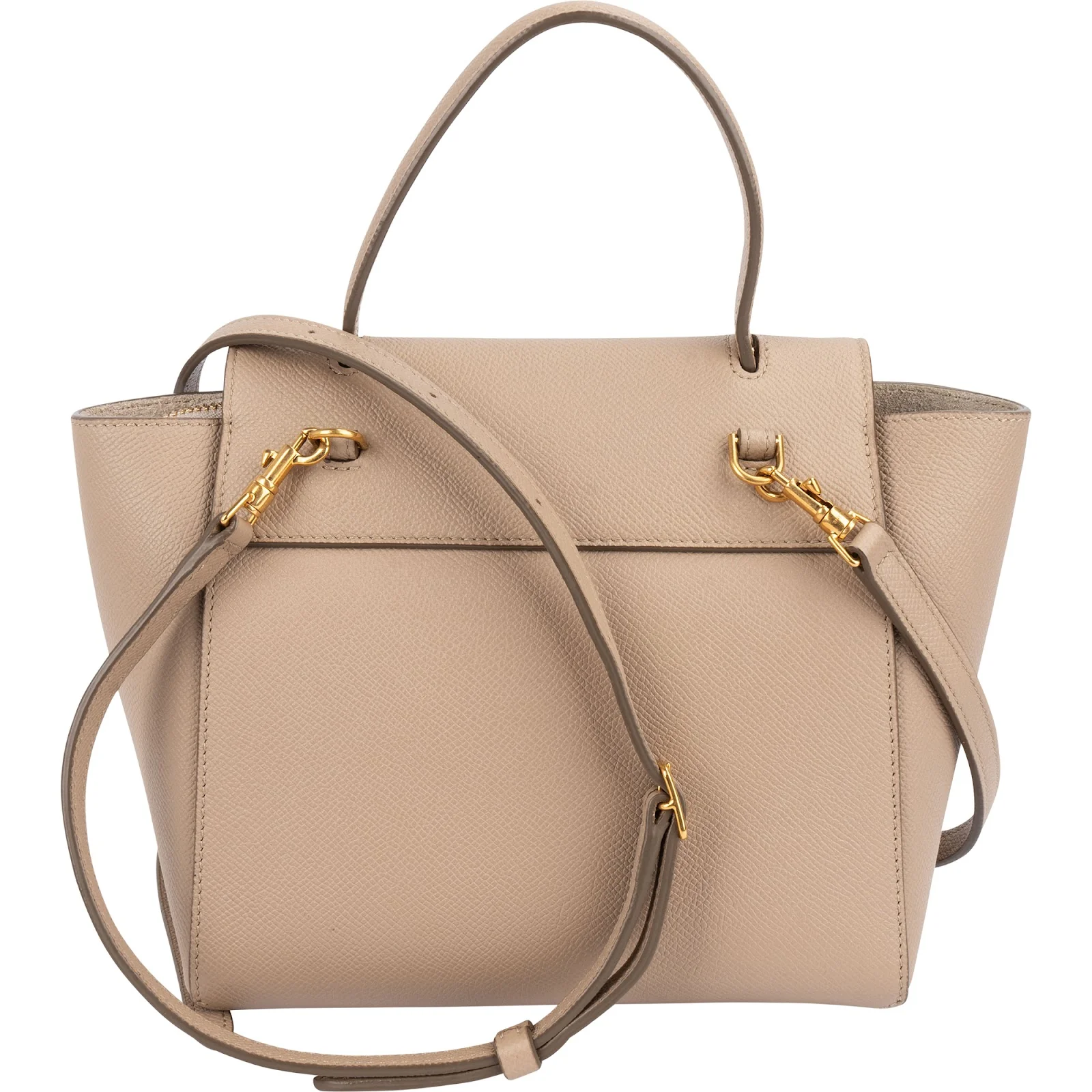 Celine Grained Leather Belt Nano Handbag